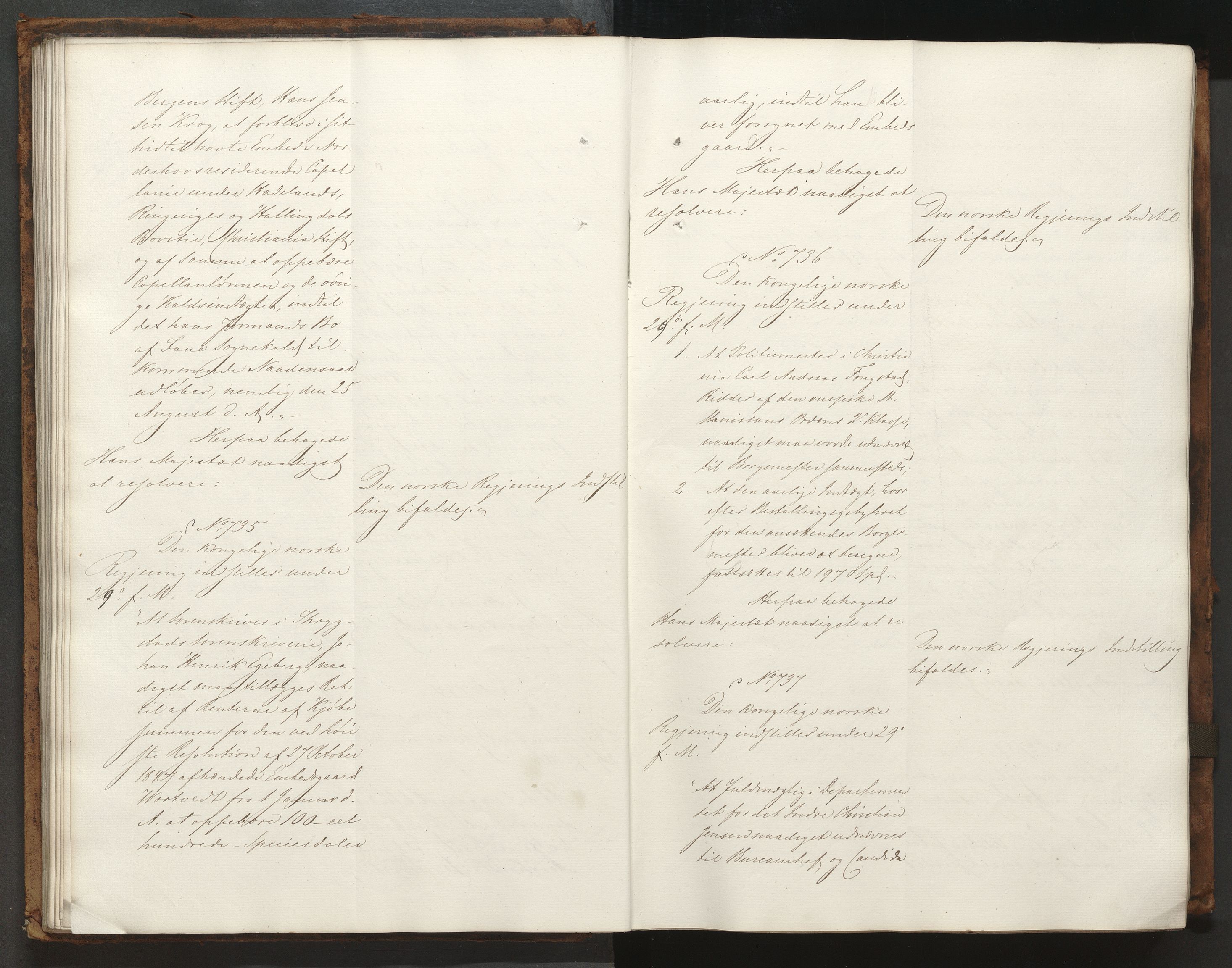 Statsrådssekretariatet, AV/RA-S-1001/A/Ab/L0072: Kgl. res. nr. 633-1445, 2. halvår, 1850