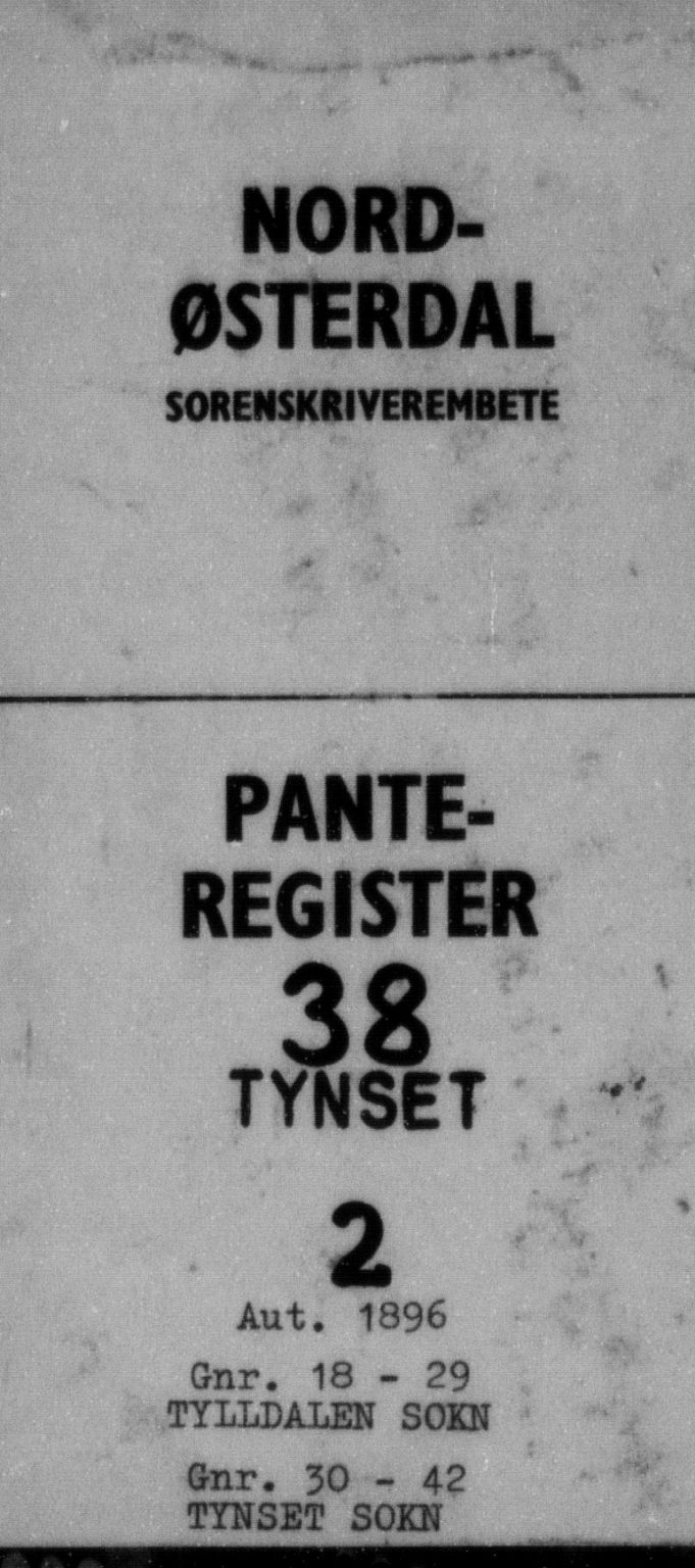 Nord-Østerdal tingrett, SAH/TING-020/H/Ha/Hag/L0038: Panteregister nr. 2, 1896