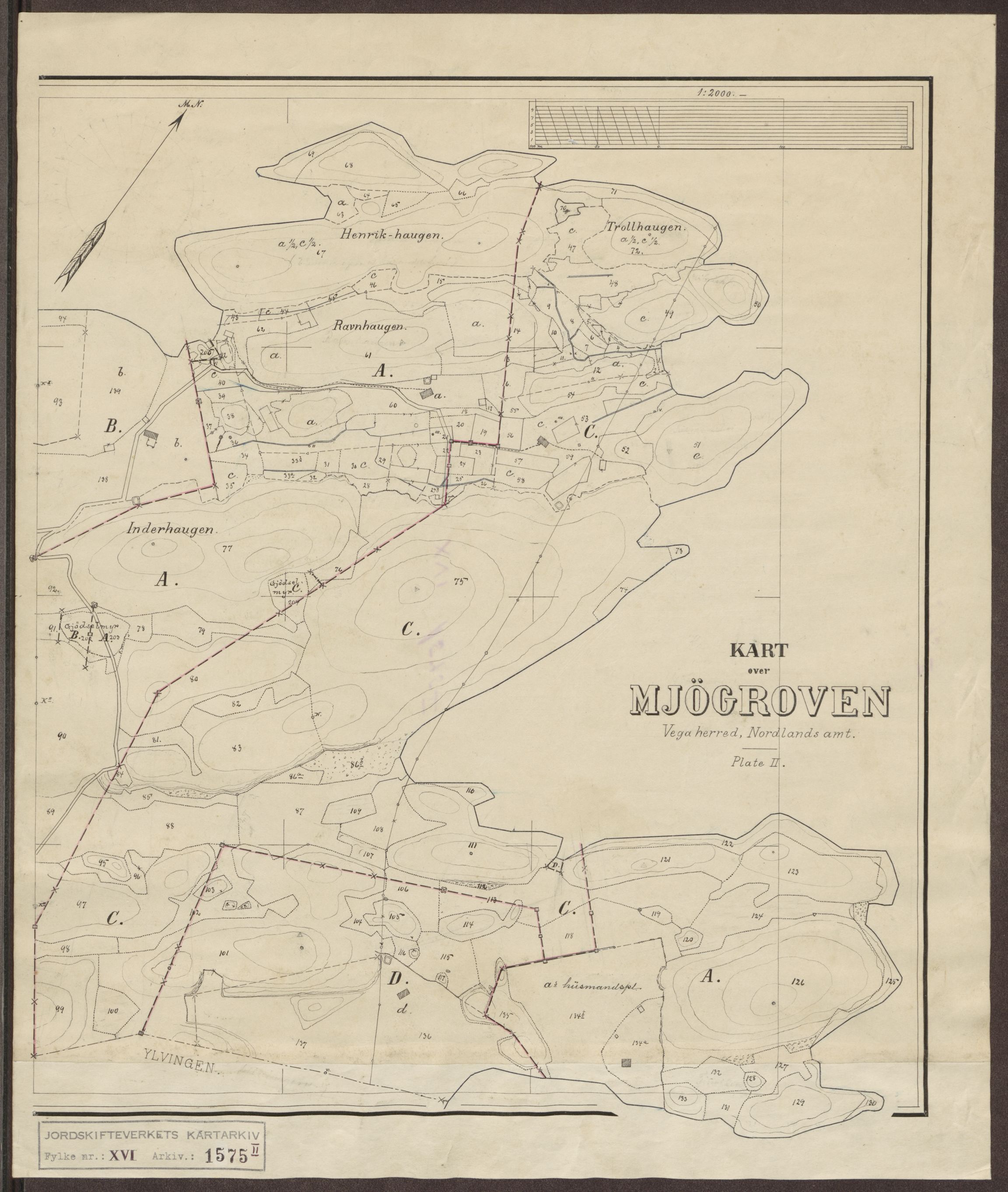 Jordskifteverkets kartarkiv, AV/RA-S-3929/T, 1859-1988, s. 1822