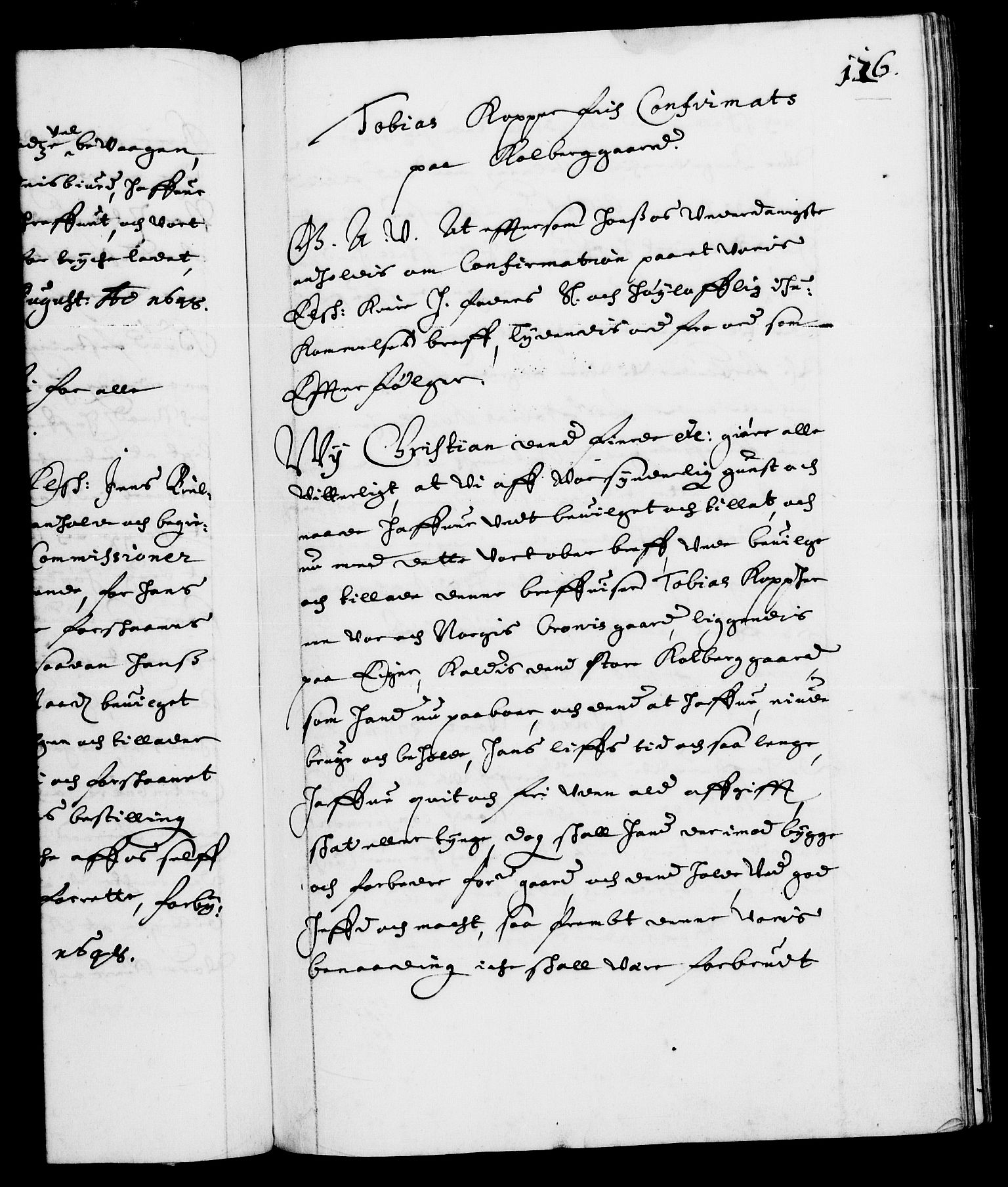 Danske Kanselli 1572-1799, RA/EA-3023/F/Fc/Fca/Fcaa/L0007: Norske registre (mikrofilm), 1648-1650, s. 126a