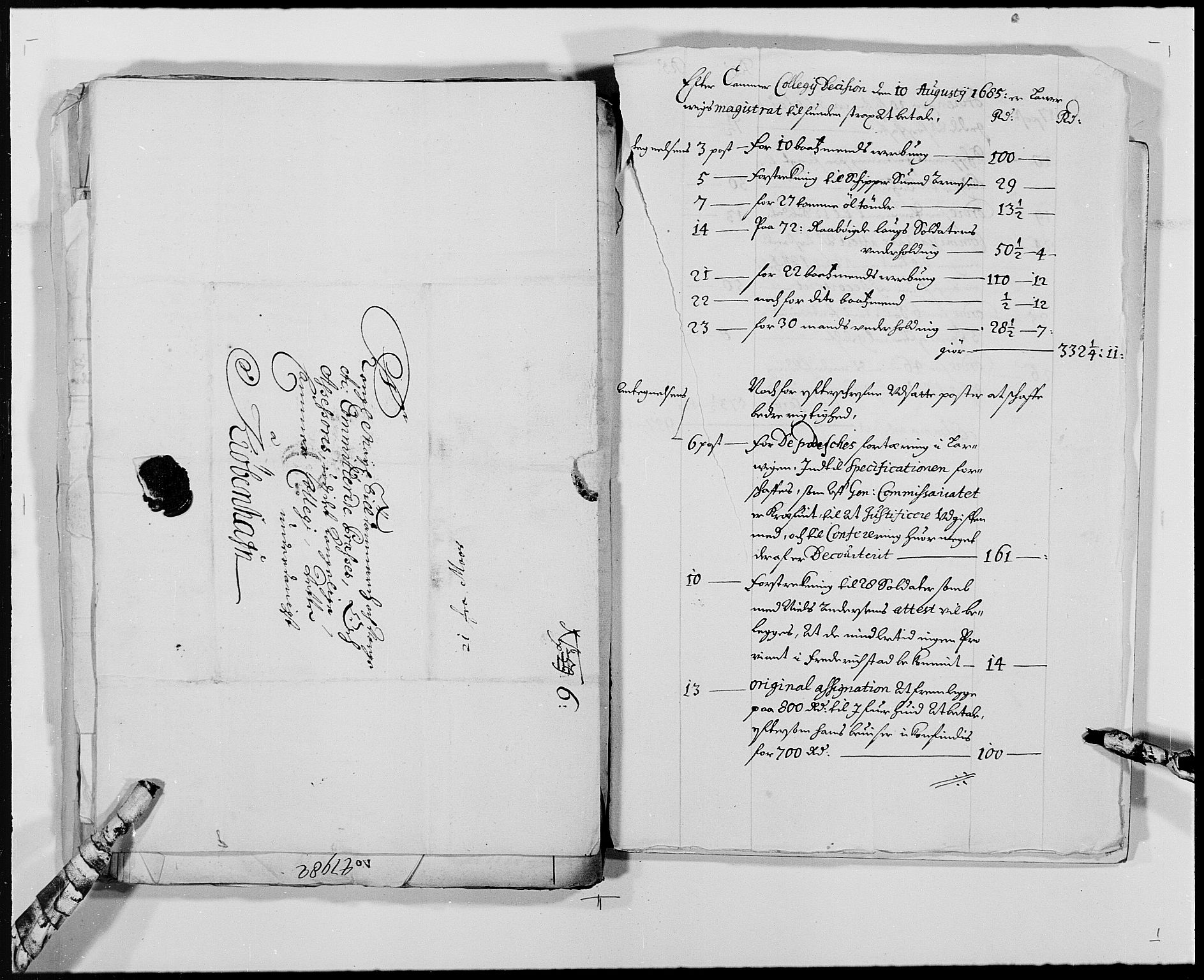 Rentekammeret inntil 1814, Reviderte regnskaper, Byregnskaper, AV/RA-EA-4066/R/Ri/L0177: [I1] Kontribusjonsregnskap, 1675-1689, s. 547