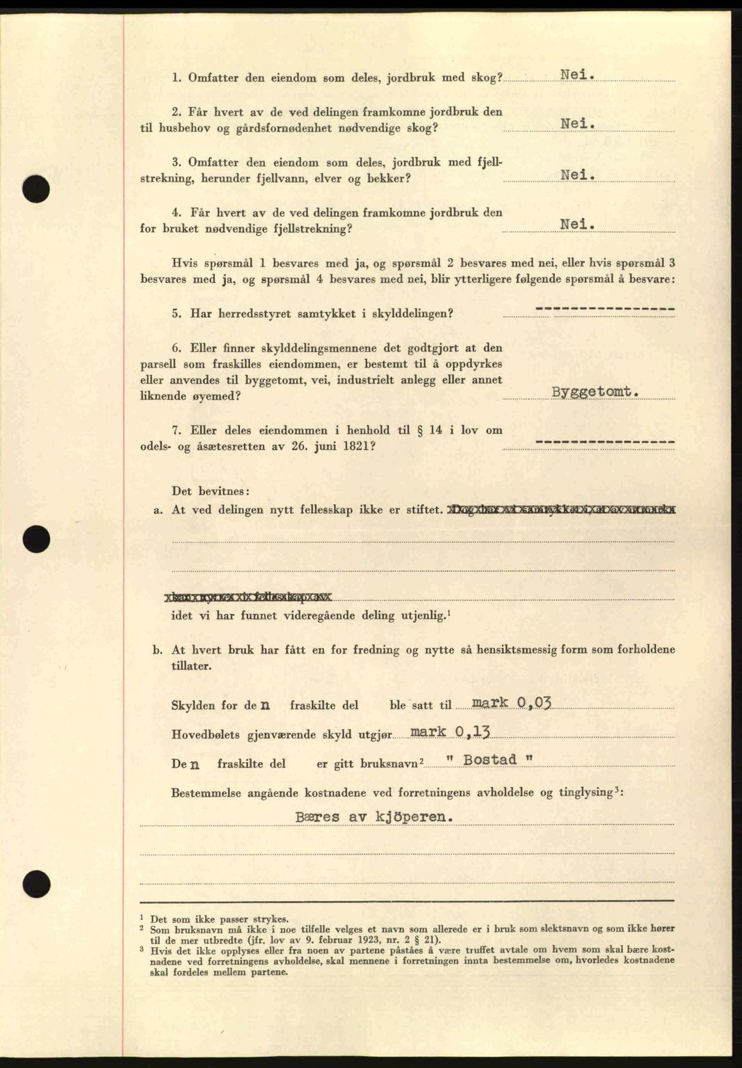 Fosen sorenskriveri, AV/SAT-A-1107/1/2/2C: Pantebok nr. A10, 1949-1950, Dagboknr: 1368/1949