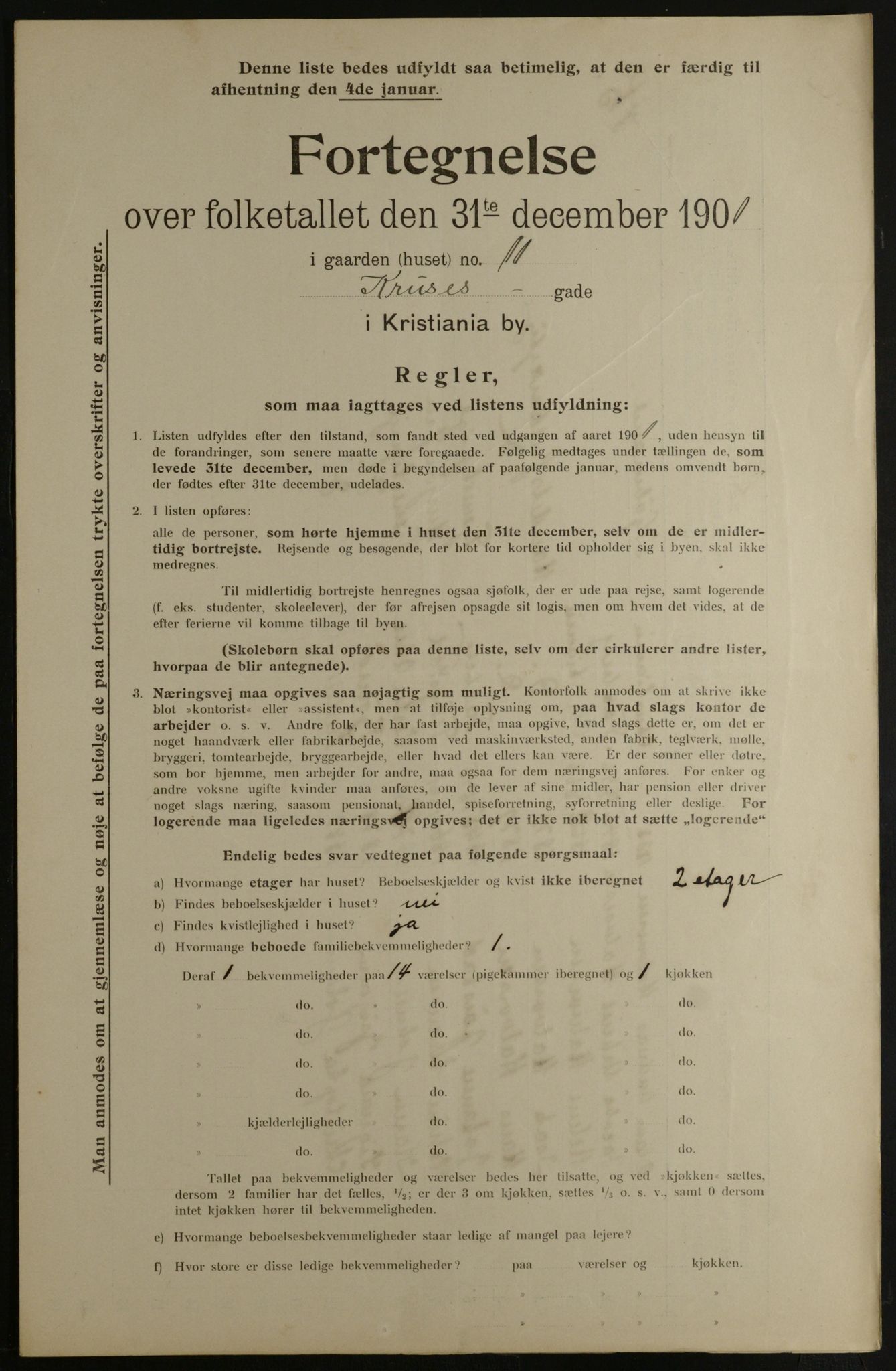 OBA, Kommunal folketelling 31.12.1901 for Kristiania kjøpstad, 1901, s. 8465