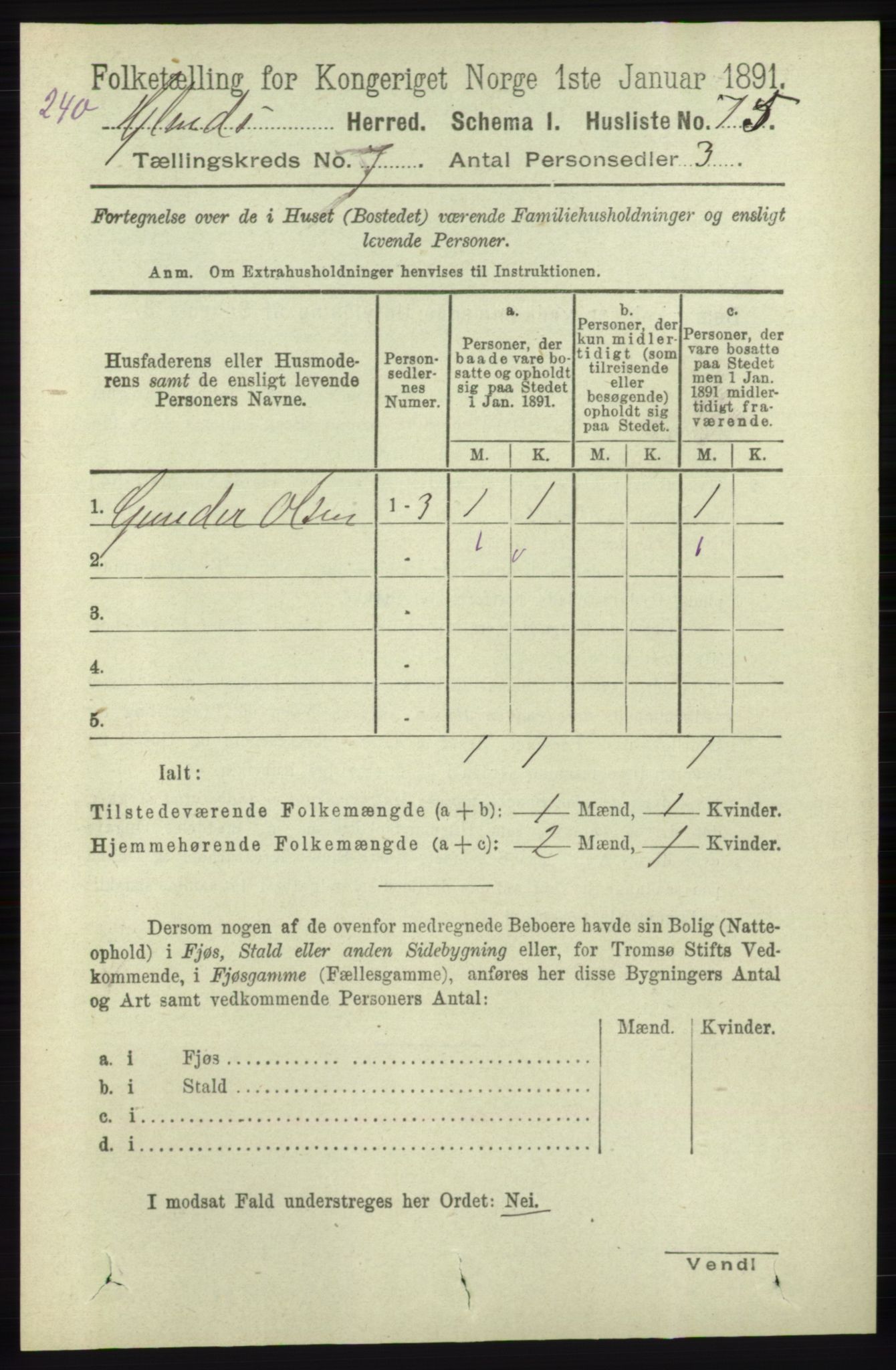 RA, Folketelling 1891 for 1133 Hjelmeland herred, 1891, s. 1938
