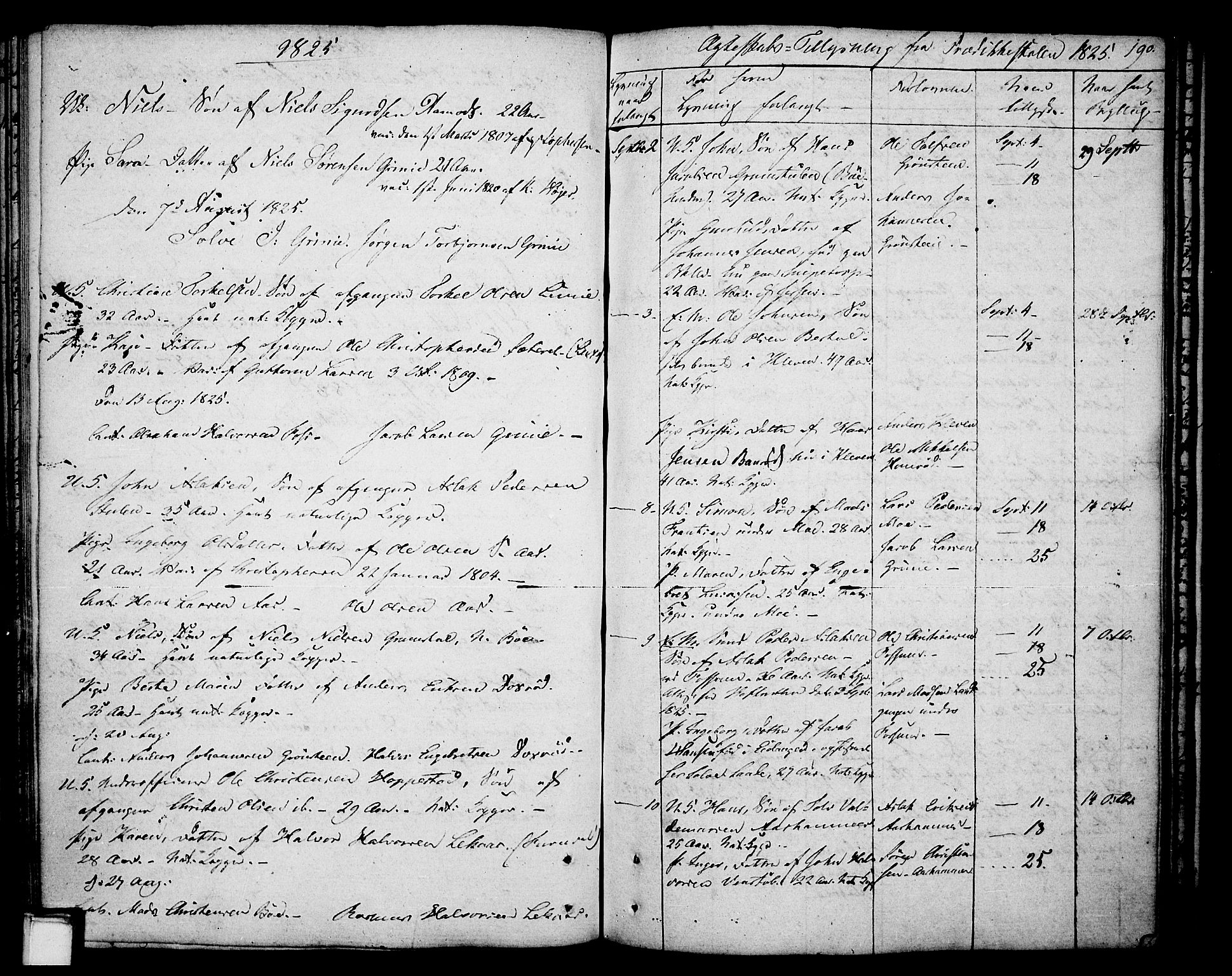 Gjerpen kirkebøker, SAKO/A-265/F/Fa/L0003: Ministerialbok nr. I 3, 1796-1814, s. 190