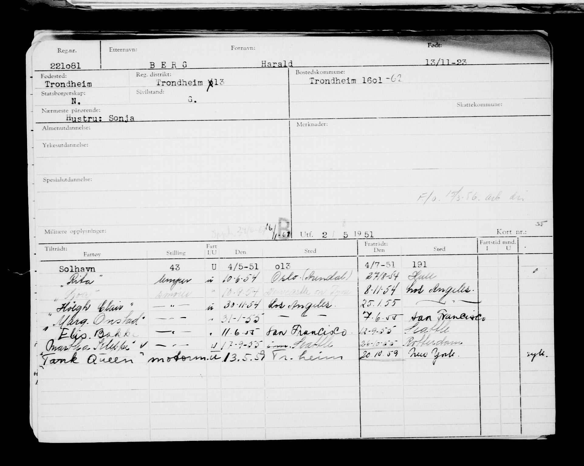 Direktoratet for sjømenn, AV/RA-S-3545/G/Gb/L0224: Hovedkort, 1923, s. 703