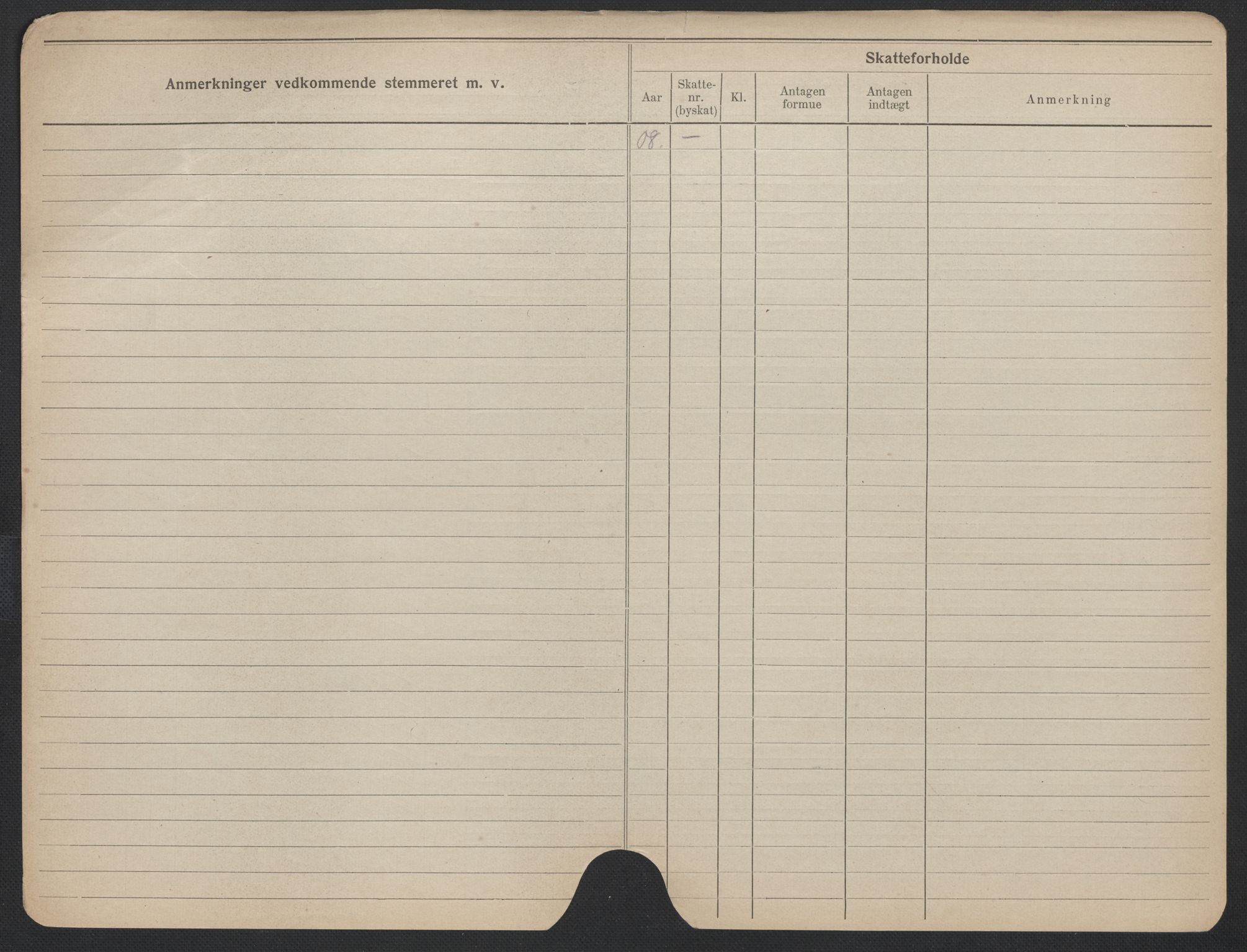 Oslo folkeregister, Registerkort, SAO/A-11715/F/Fa/Fac/L0013: Kvinner, 1906-1914, s. 1350b