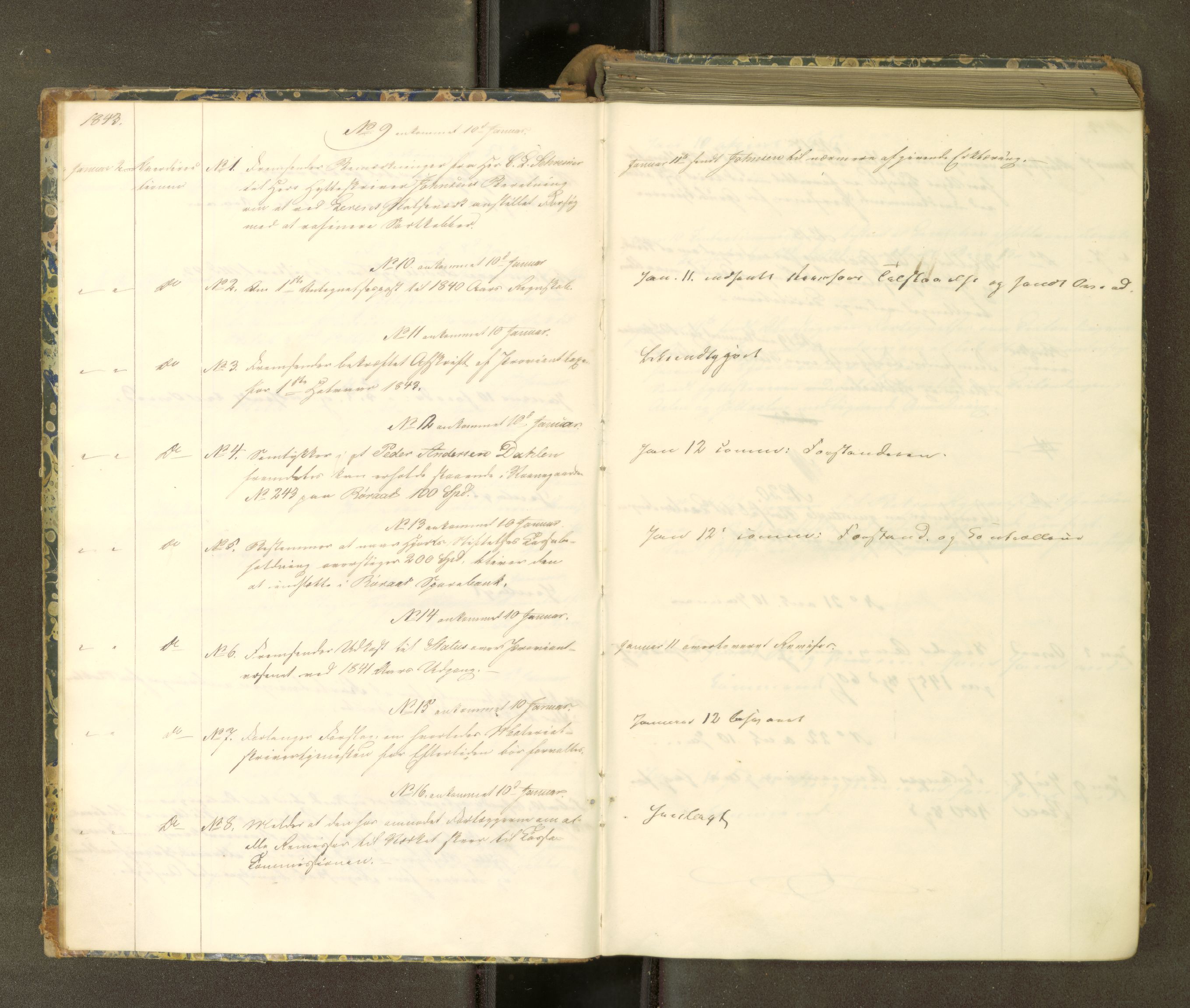 Røros kobberverk, SAT/PA-0211/1/38/L0056: 2.4 Direktørens journal, 1843-1846