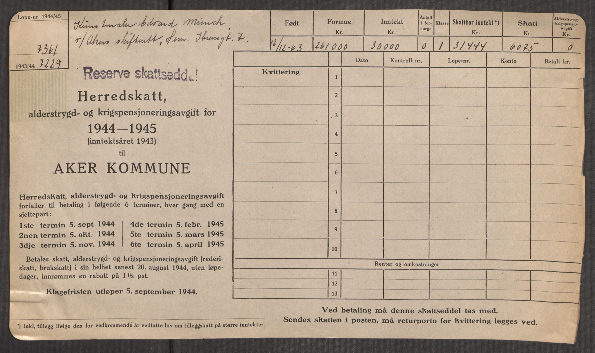 Oslo skifterett, SAO/A-10383/I/Id/L0004: Bomapper (sluttede bo), 1948, s. 269