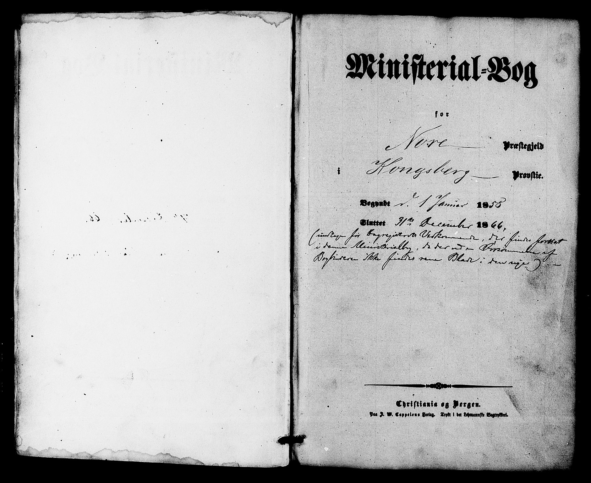 Nore kirkebøker, SAKO/A-238/F/Fa/L0003: Ministerialbok nr. I 3, 1858-1866