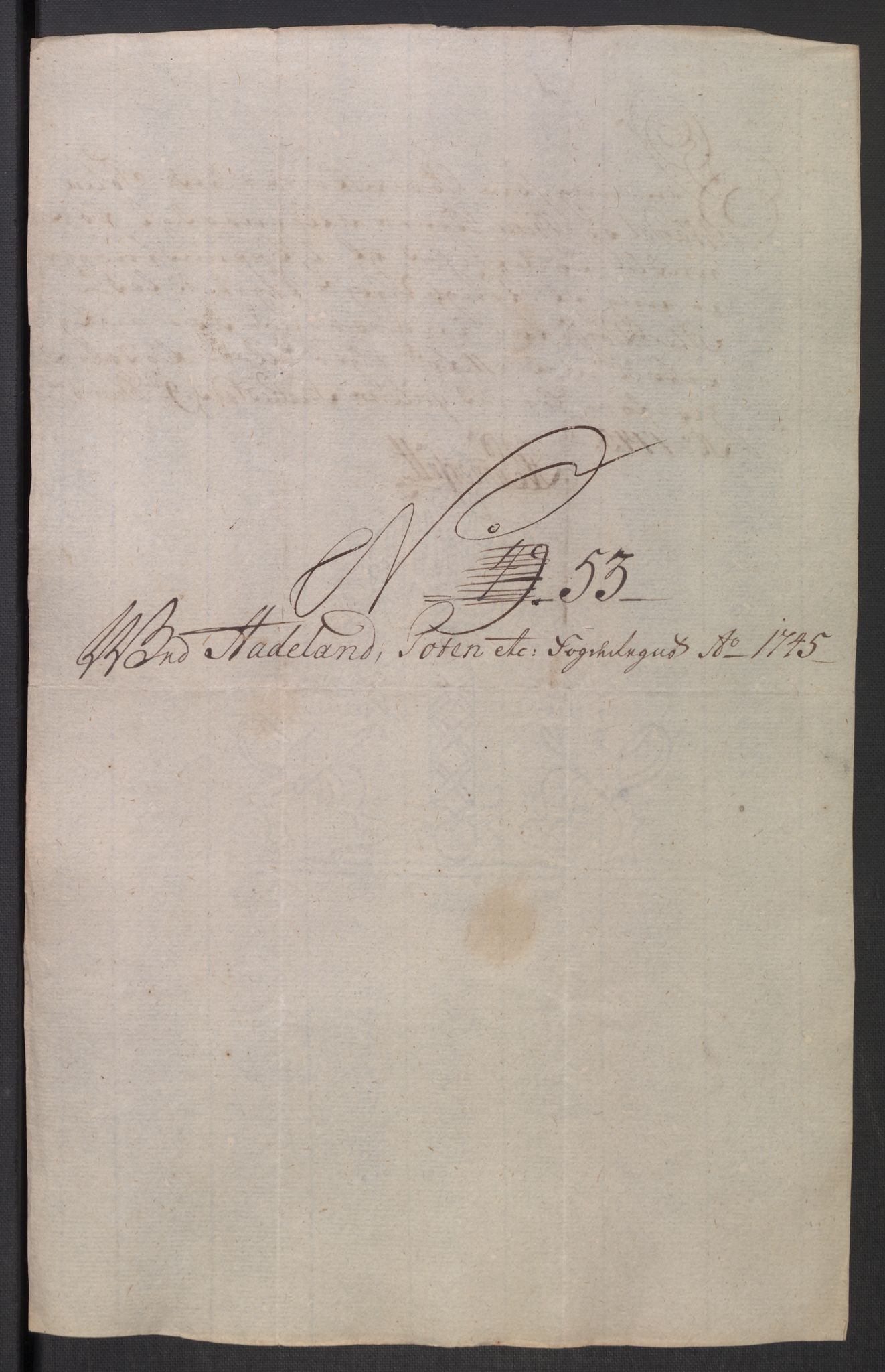 Rentekammeret inntil 1814, Reviderte regnskaper, Fogderegnskap, AV/RA-EA-4092/R18/L1345: Fogderegnskap Hadeland, Toten og Valdres, 1745-1746, s. 265