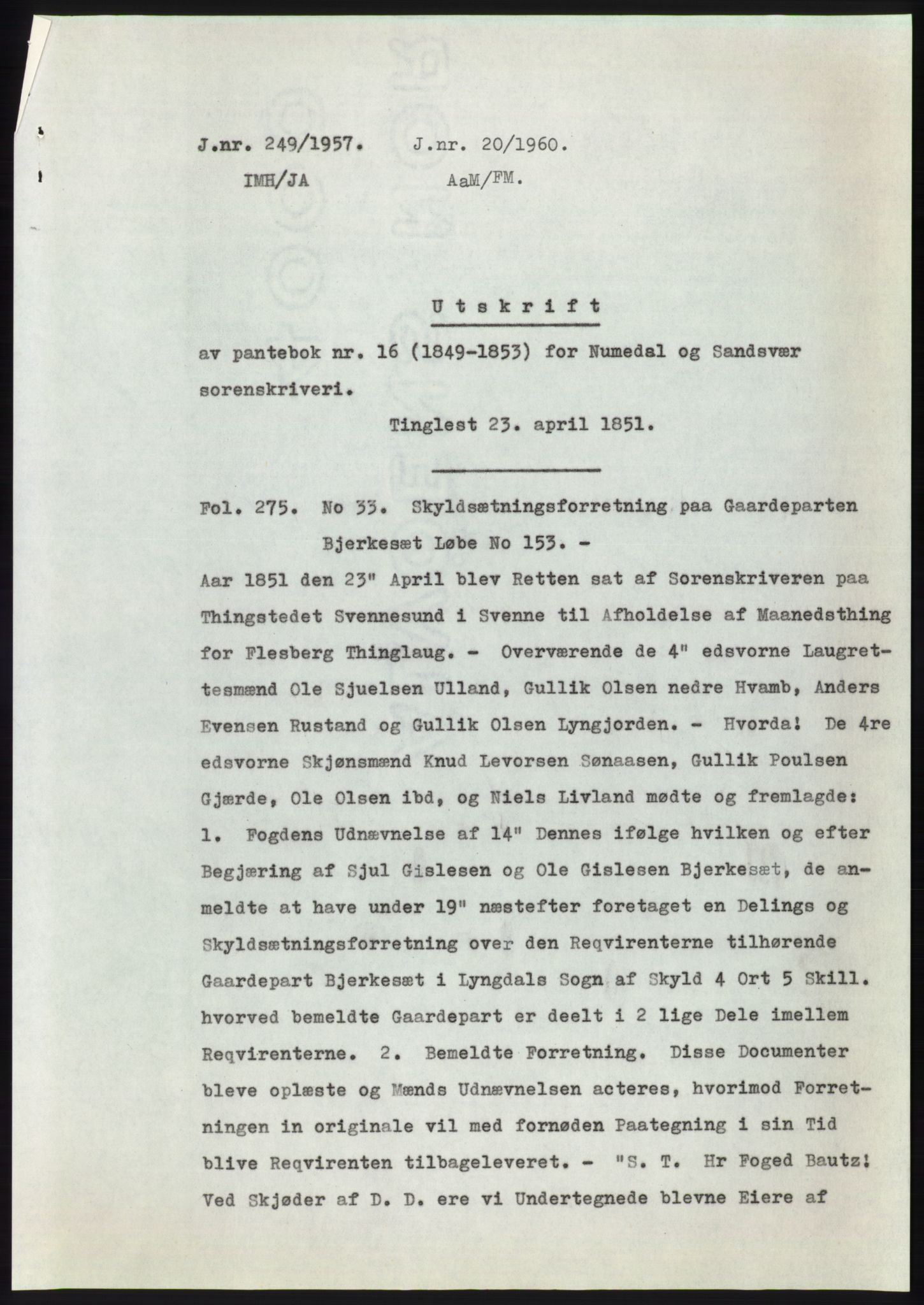 Statsarkivet i Kongsberg, SAKO/A-0001, 1956-1957, s. 310