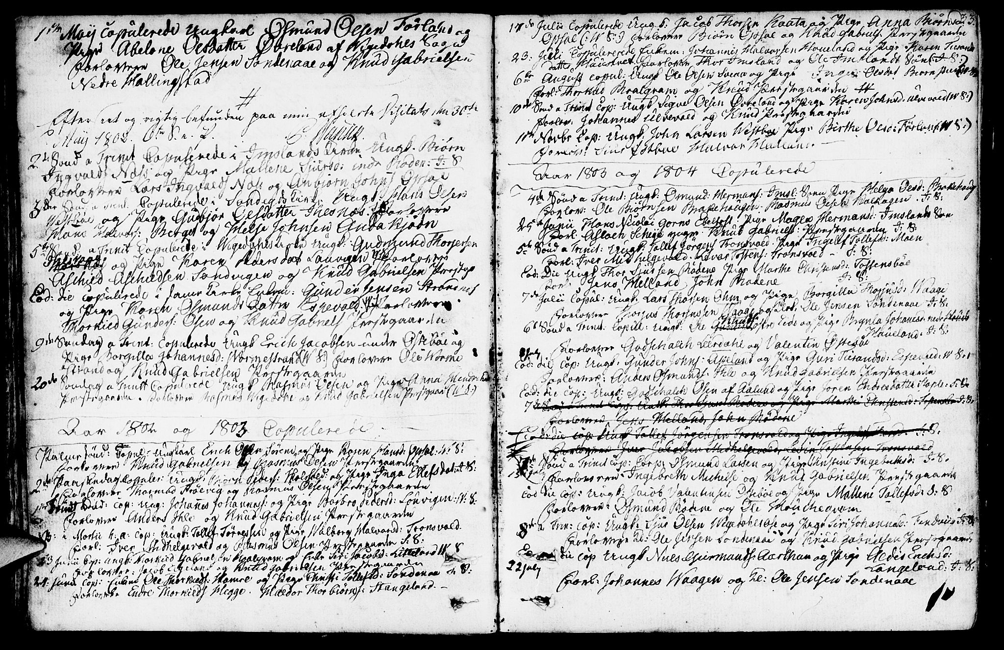 Vikedal sokneprestkontor, AV/SAST-A-101840/01/IV: Ministerialbok nr. A 2, 1779-1817, s. 33