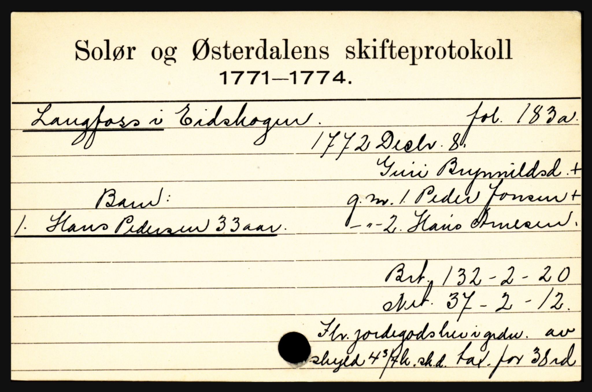 Solør og Østerdalen sorenskriveri, SAH/TING-024/J, 1716-1774, s. 3313