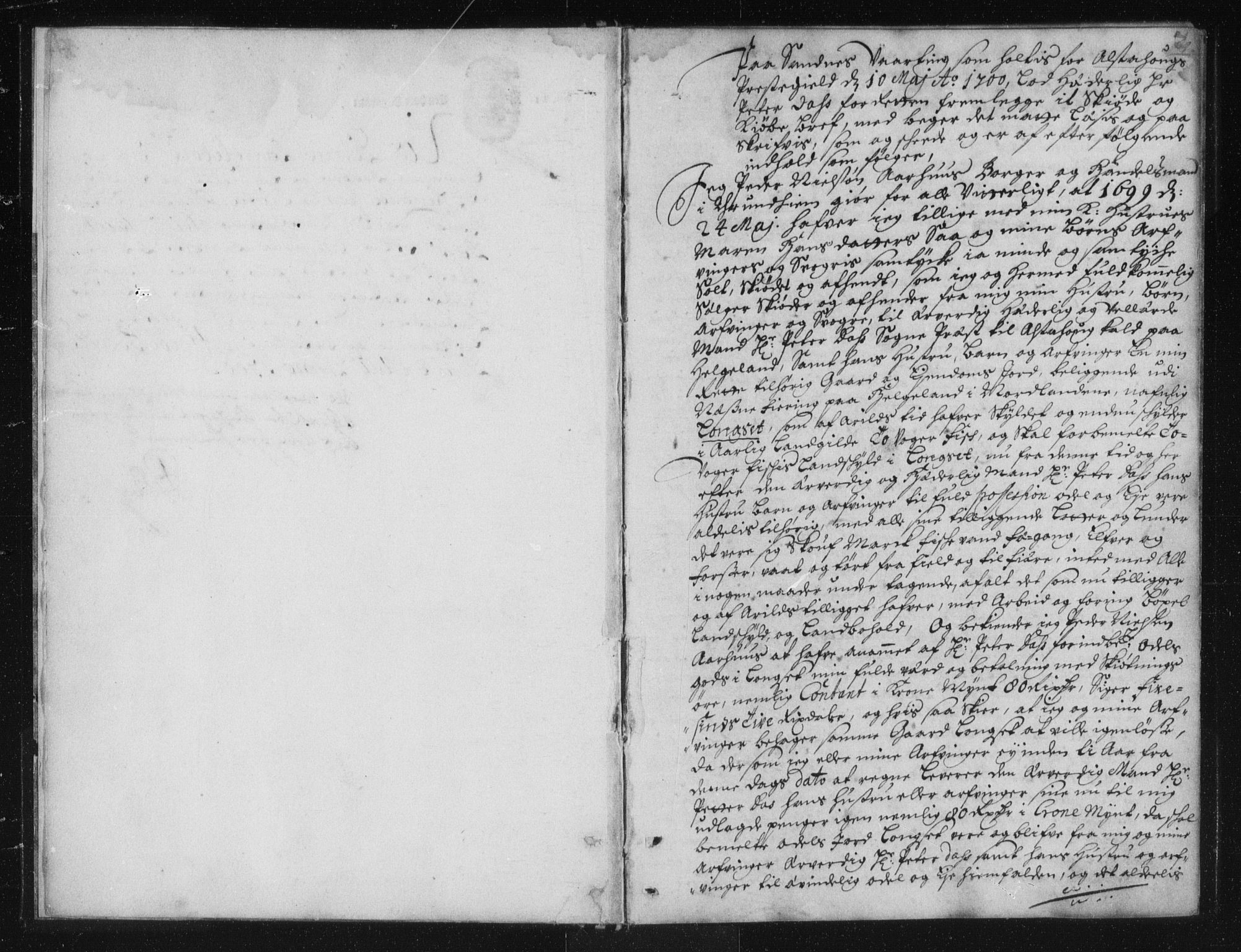 Helgeland sorenskriveri, SAT/A-0004/2/2C/L0001: Pantebok nr. 1a, 1700-1729, s. 2