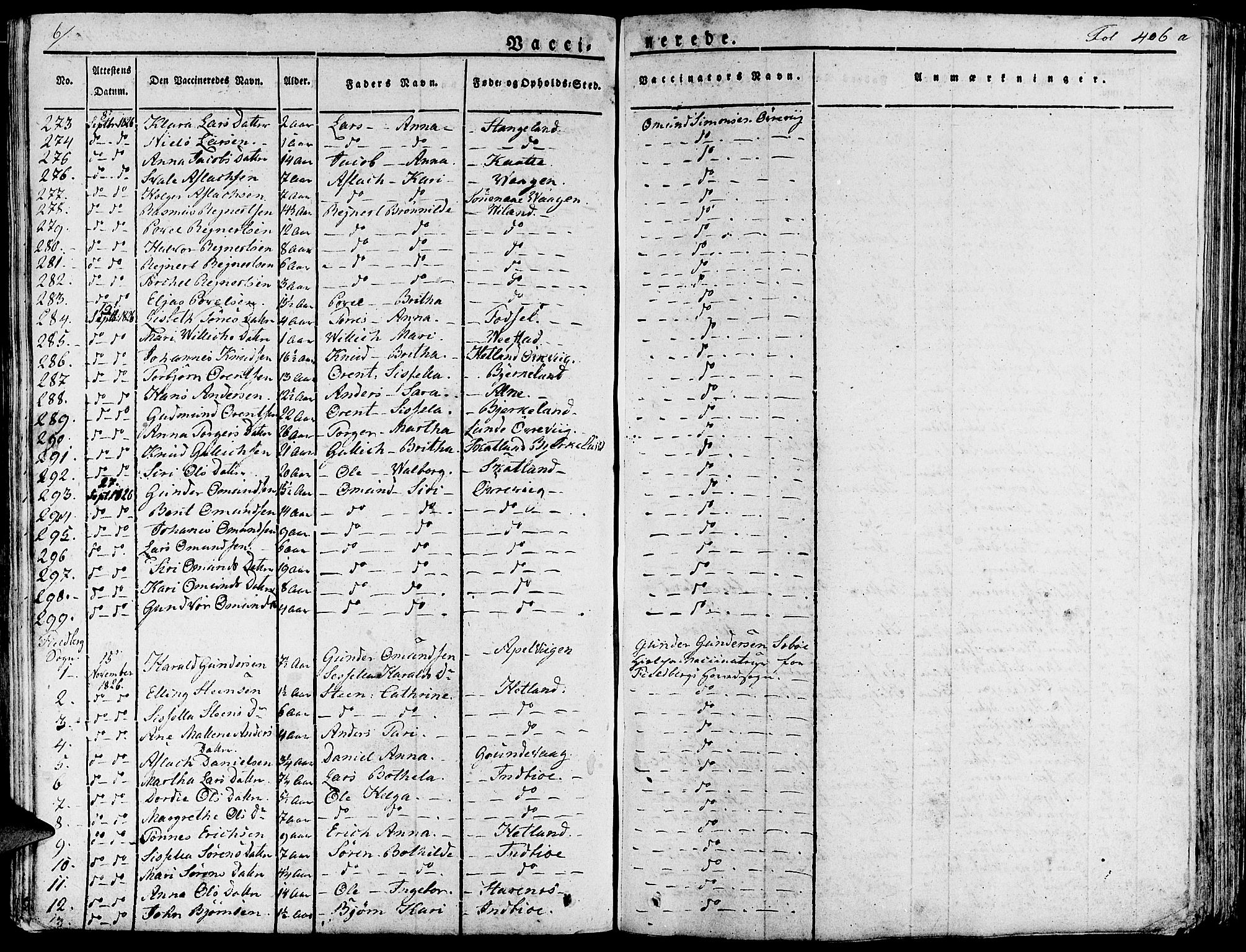 Fjelberg sokneprestembete, AV/SAB-A-75201/H/Haa: Ministerialbok nr. A 5, 1822-1834, s. 406