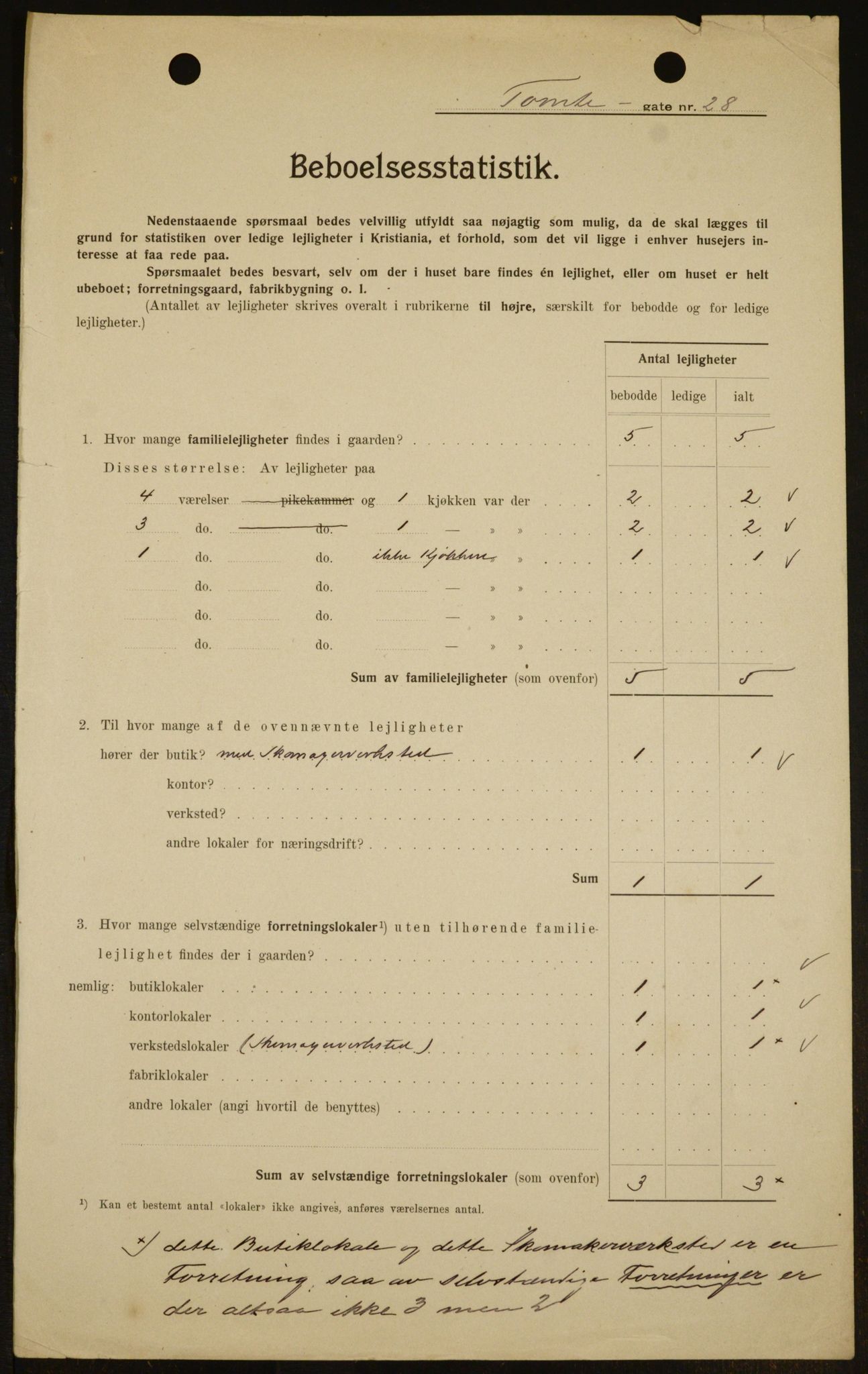 OBA, Kommunal folketelling 1.2.1909 for Kristiania kjøpstad, 1909, s. 103110