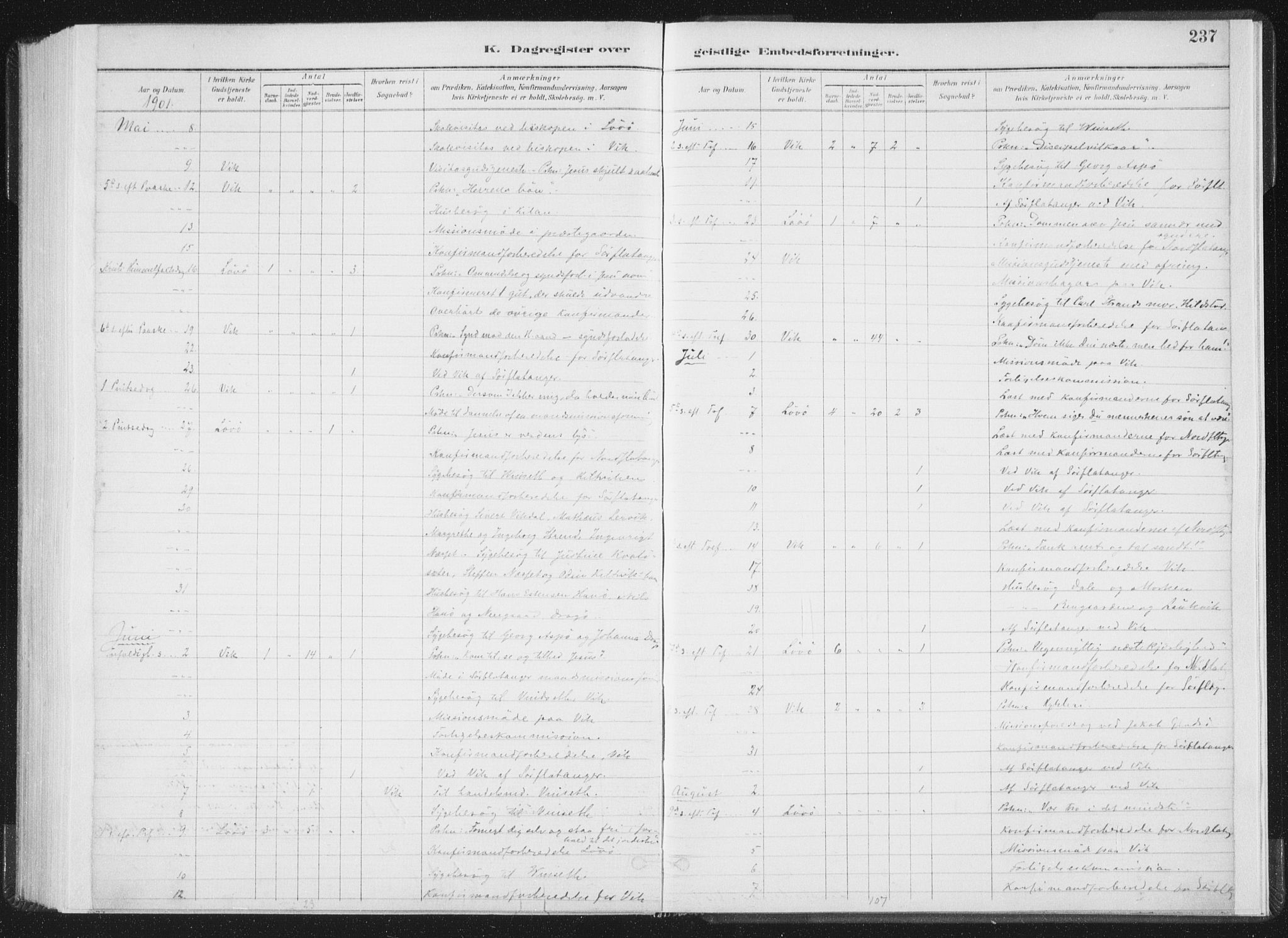 Ministerialprotokoller, klokkerbøker og fødselsregistre - Nord-Trøndelag, SAT/A-1458/771/L0597: Ministerialbok nr. 771A04, 1885-1910, s. 237
