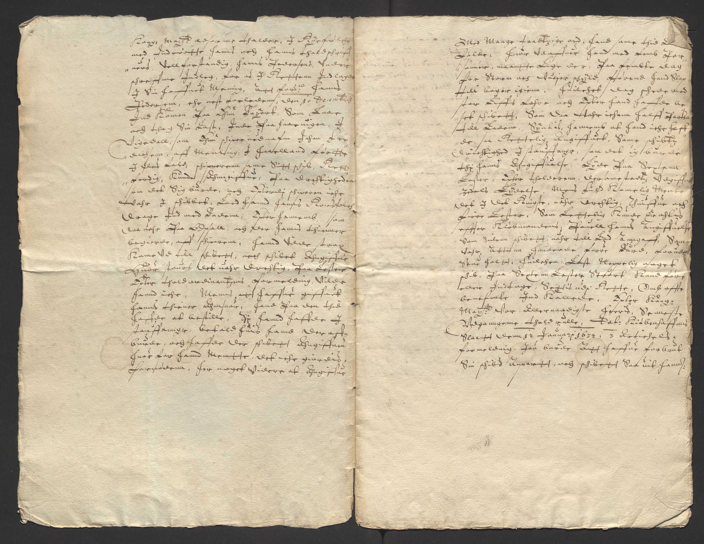 Stavanger len, AV/SAST-A-101870/Oa/L0016: Dommer, brev m.m., 1615-1644, s. 253