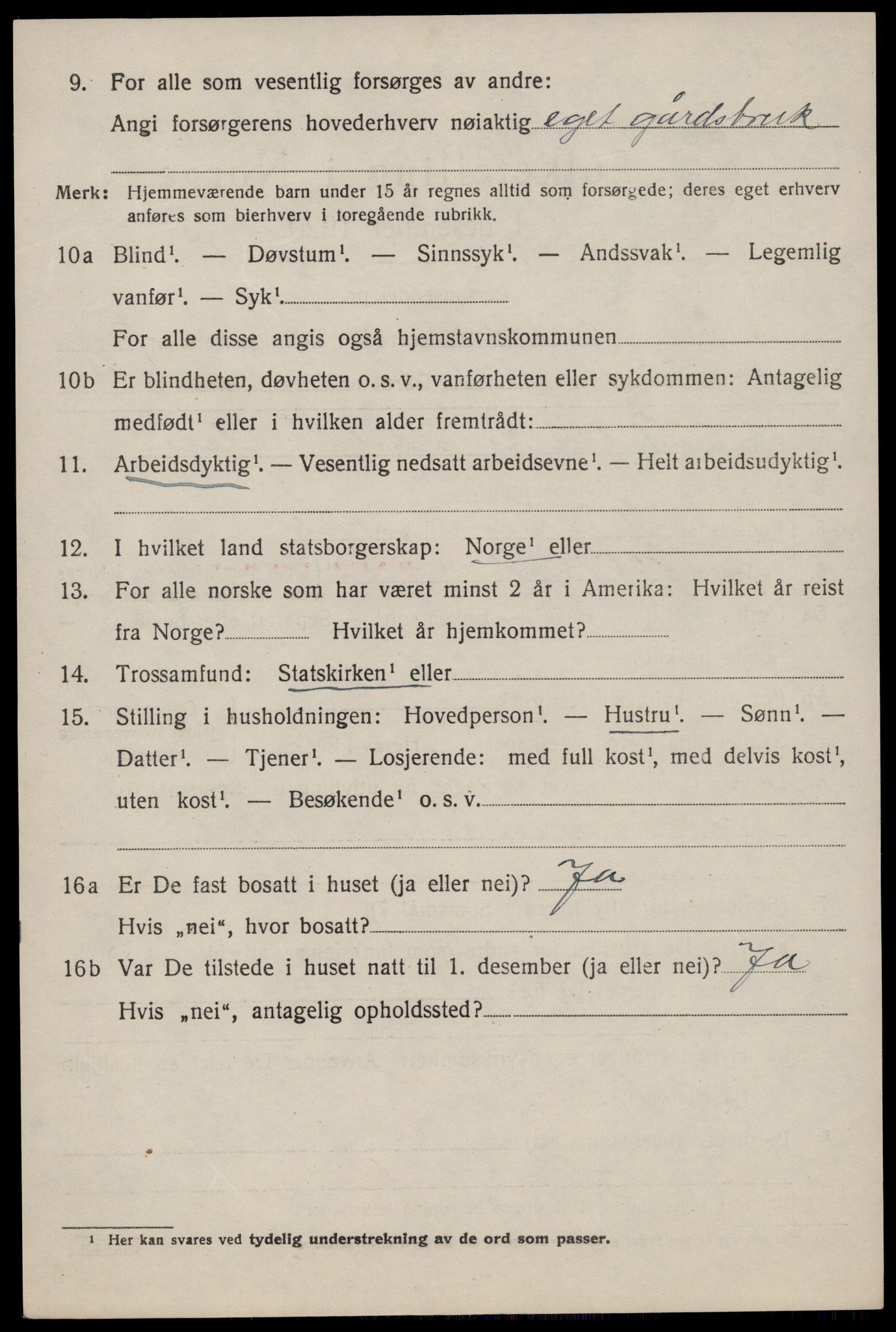 SAST, Folketelling 1920 for 1157 Vikedal herred, 1920, s. 1634