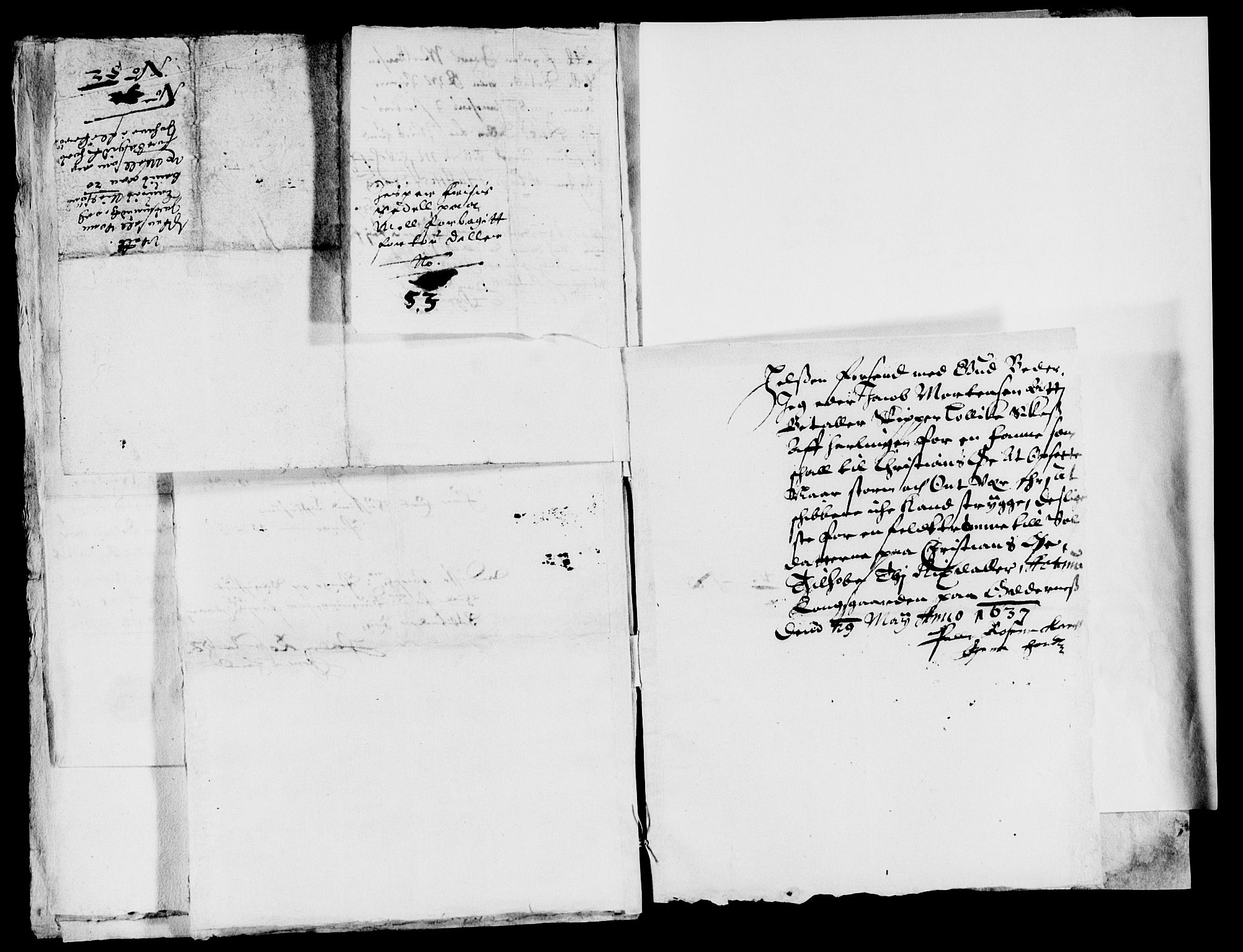 Rentekammeret inntil 1814, Reviderte regnskaper, Lensregnskaper, AV/RA-EA-5023/R/Rb/Rbq/L0026: Nedenes len. Mandals len. Råbyggelag., 1636-1638
