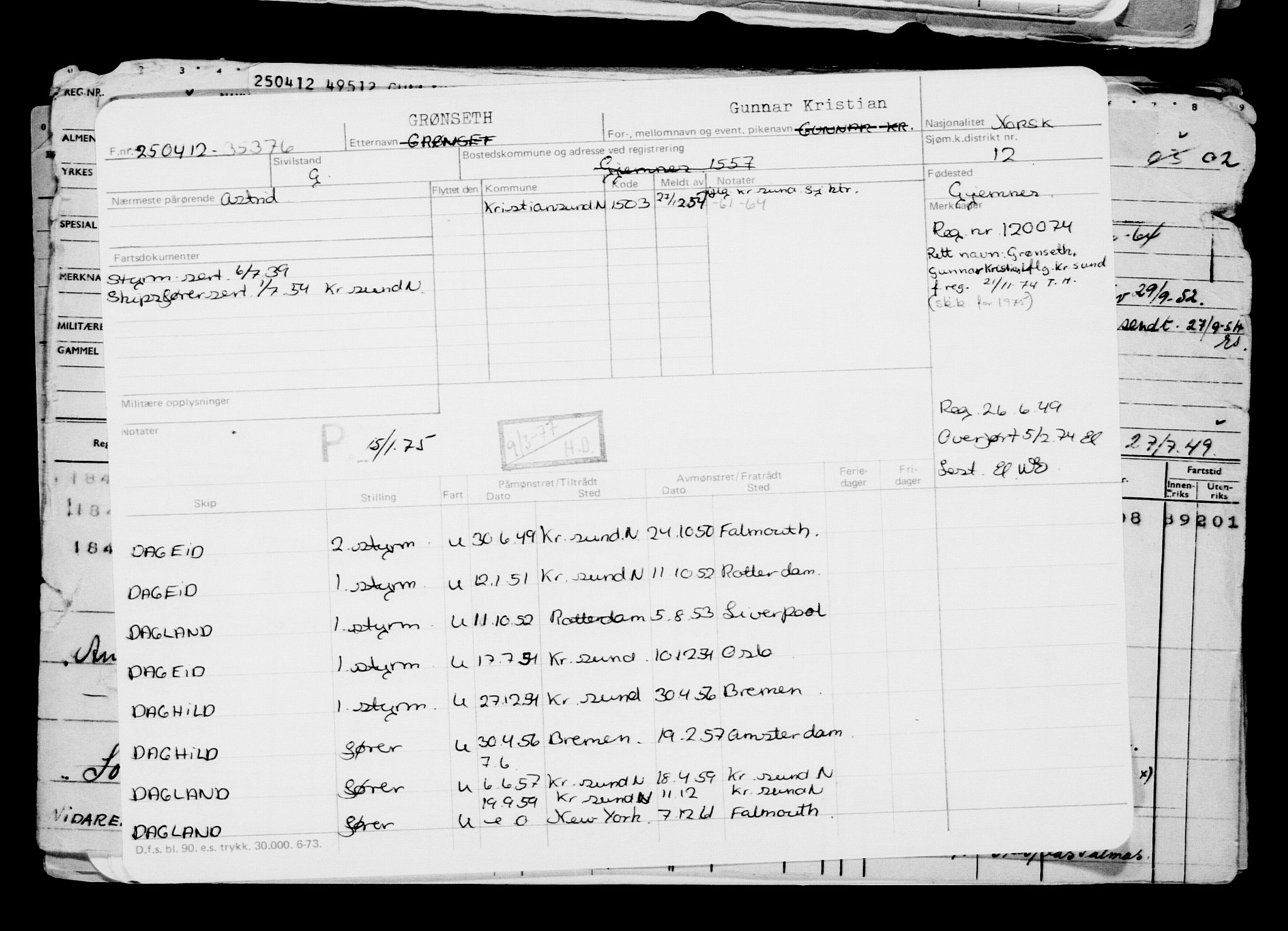 Direktoratet for sjømenn, AV/RA-S-3545/G/Gb/L0104: Hovedkort, 1912, s. 84