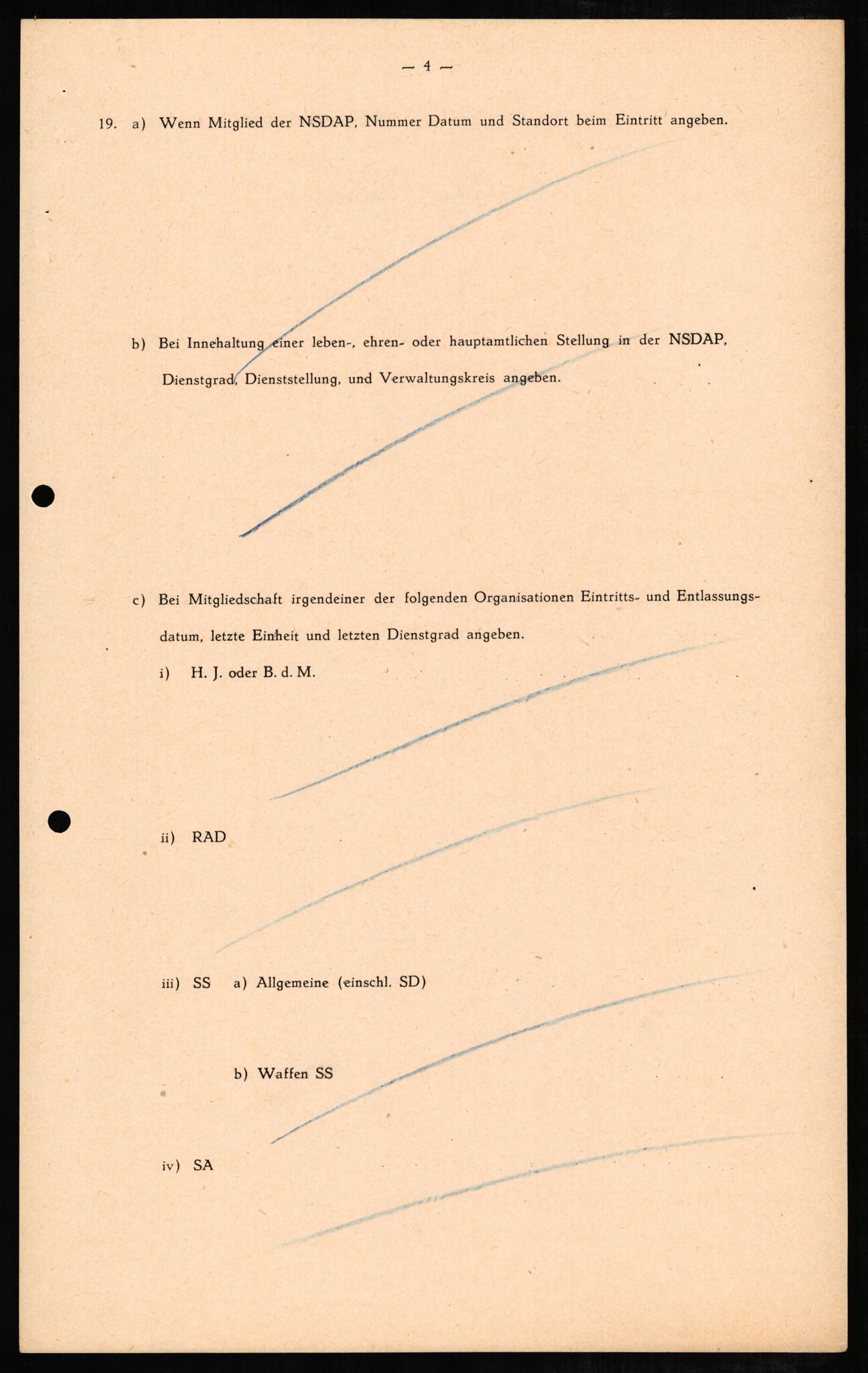 Forsvaret, Forsvarets overkommando II, AV/RA-RAFA-3915/D/Db/L0008: CI Questionaires. Tyske okkupasjonsstyrker i Norge. Tyskere., 1945-1946, s. 5