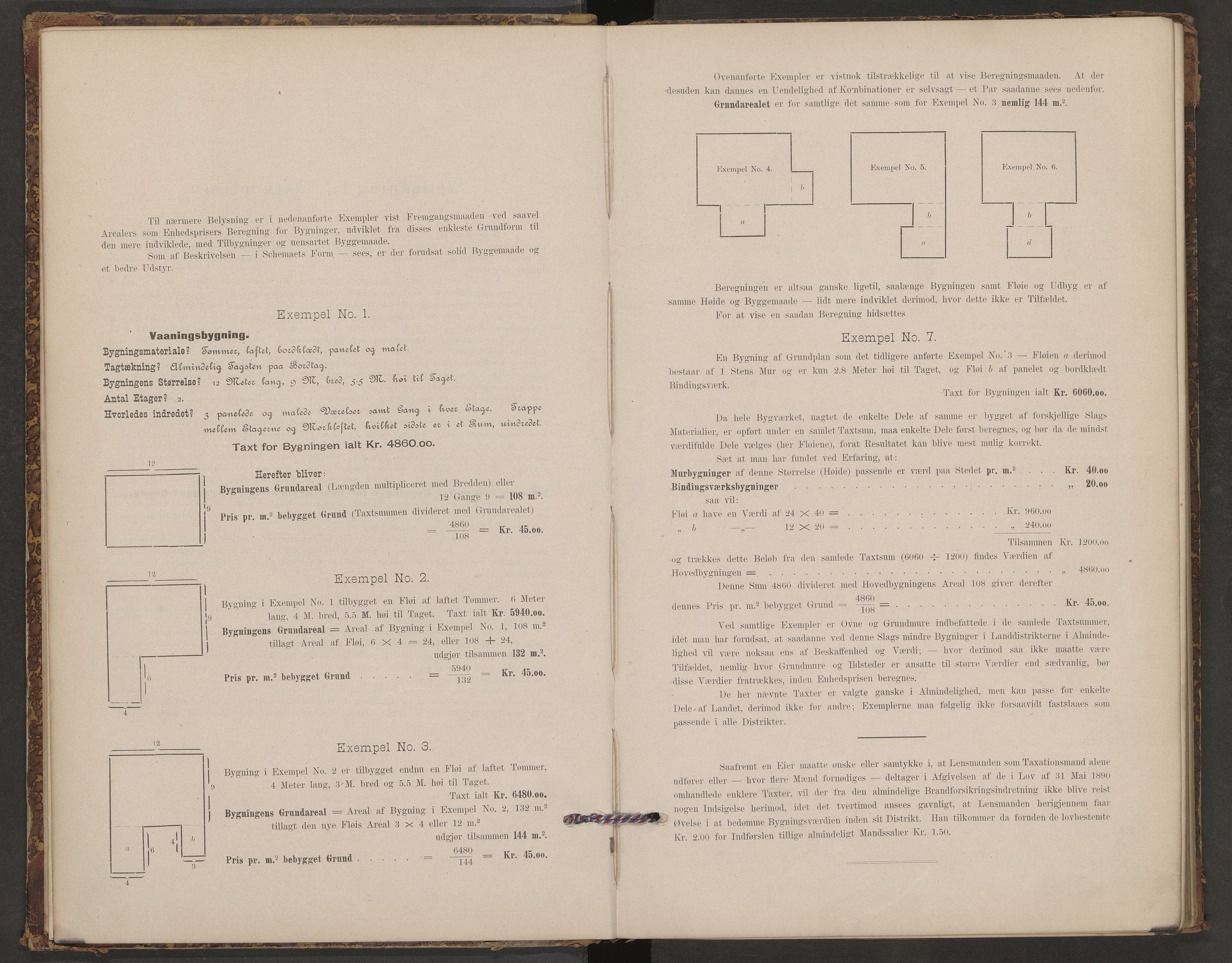Norges brannkasse, branntakster Eidsberg, AV/SAO-A-11361/F/Fb/L0001: Branntakstprotokoll, 1895-1900