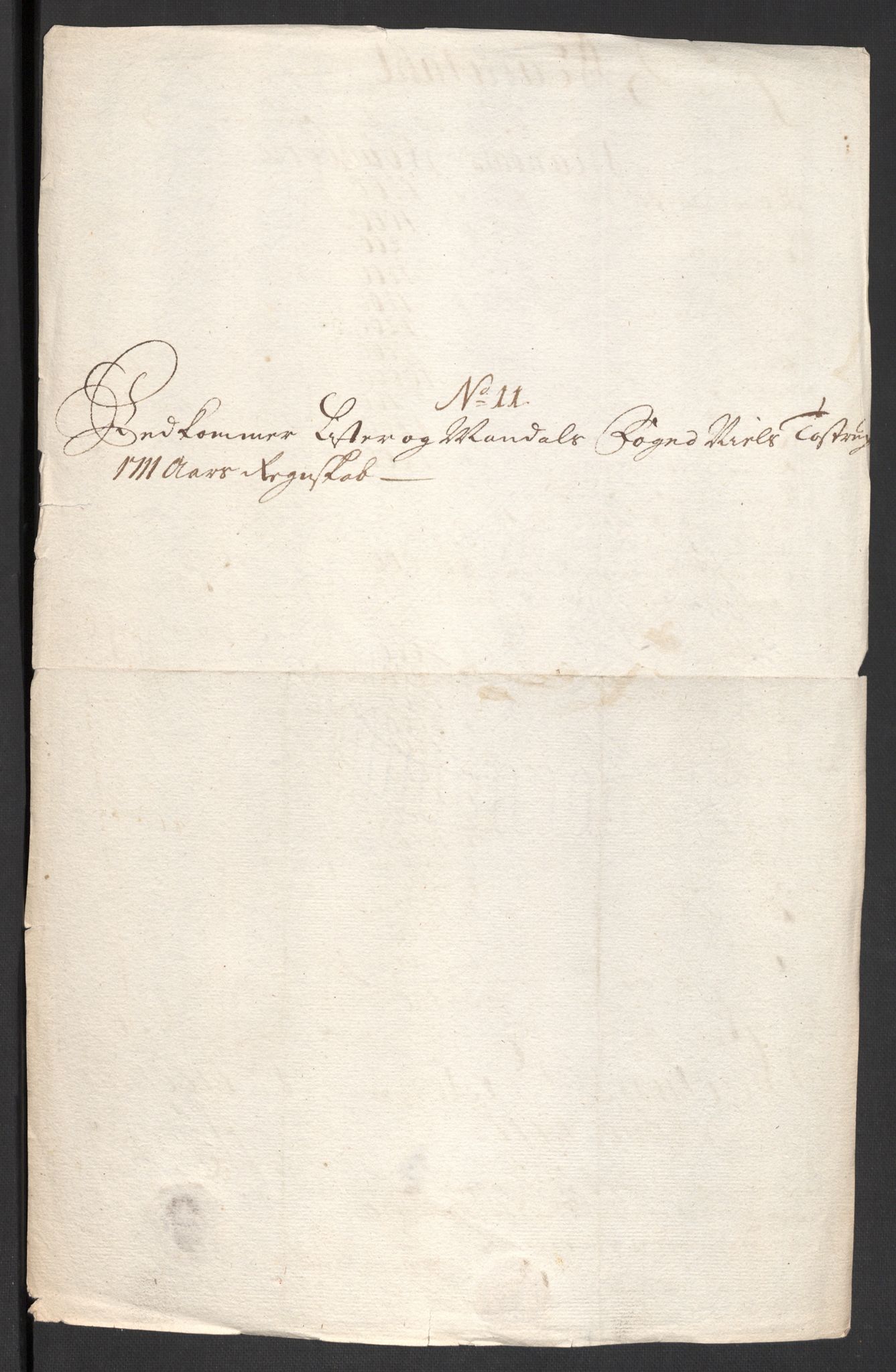 Rentekammeret inntil 1814, Reviderte regnskaper, Fogderegnskap, RA/EA-4092/R43/L2554: Fogderegnskap Lista og Mandal, 1711, s. 99