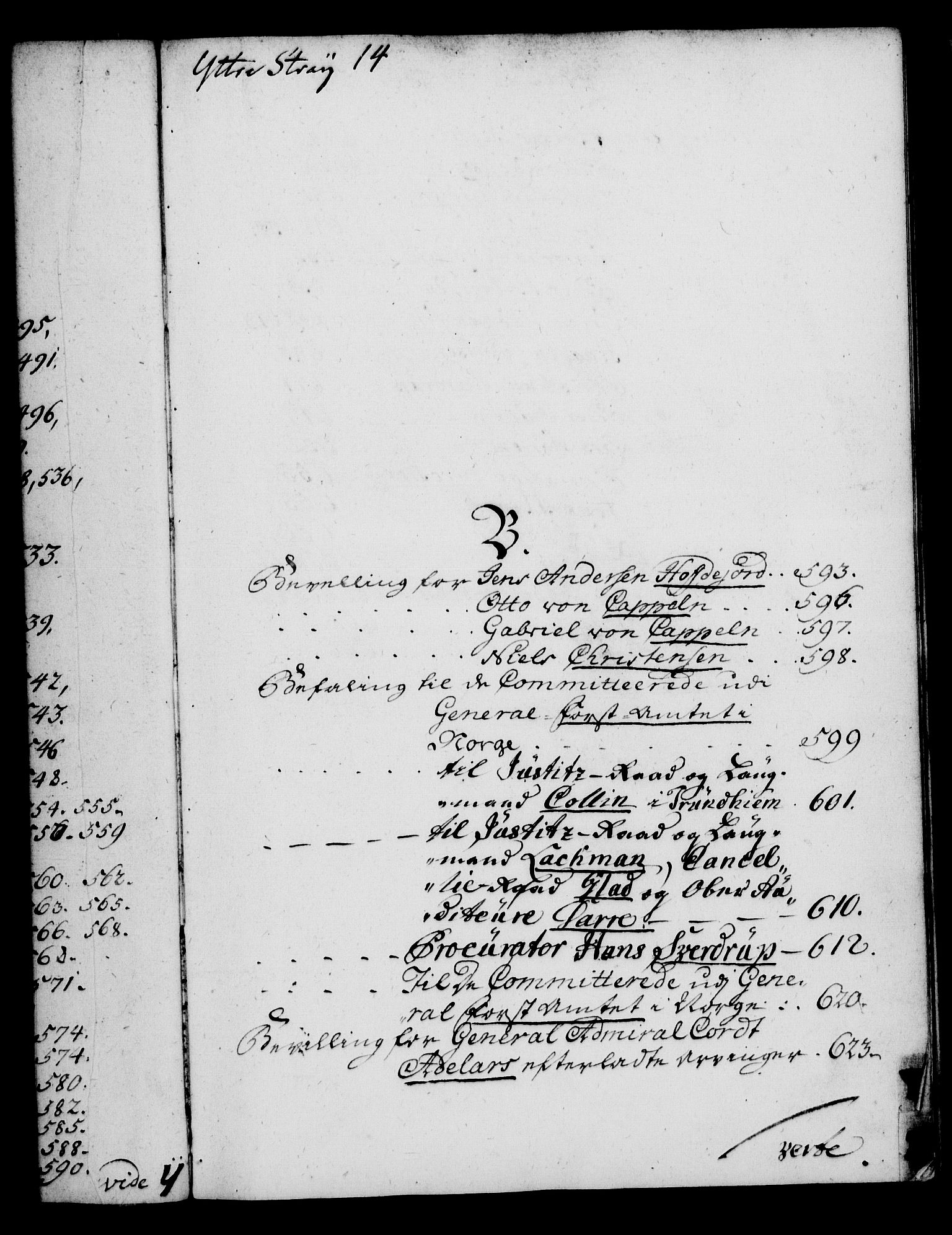 Rentekammeret, Kammerkanselliet, RA/EA-3111/G/Gg/Gga/L0004: Norsk ekspedisjonsprotokoll med register (merket RK 53.4), 1734-1741
