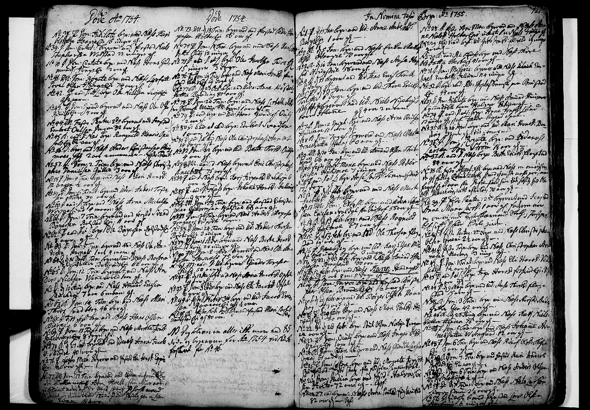 Nes prestekontor Kirkebøker, SAO/A-10410/F/Fa/L0003: Ministerialbok nr. I 3, 1734-1781, s. 121