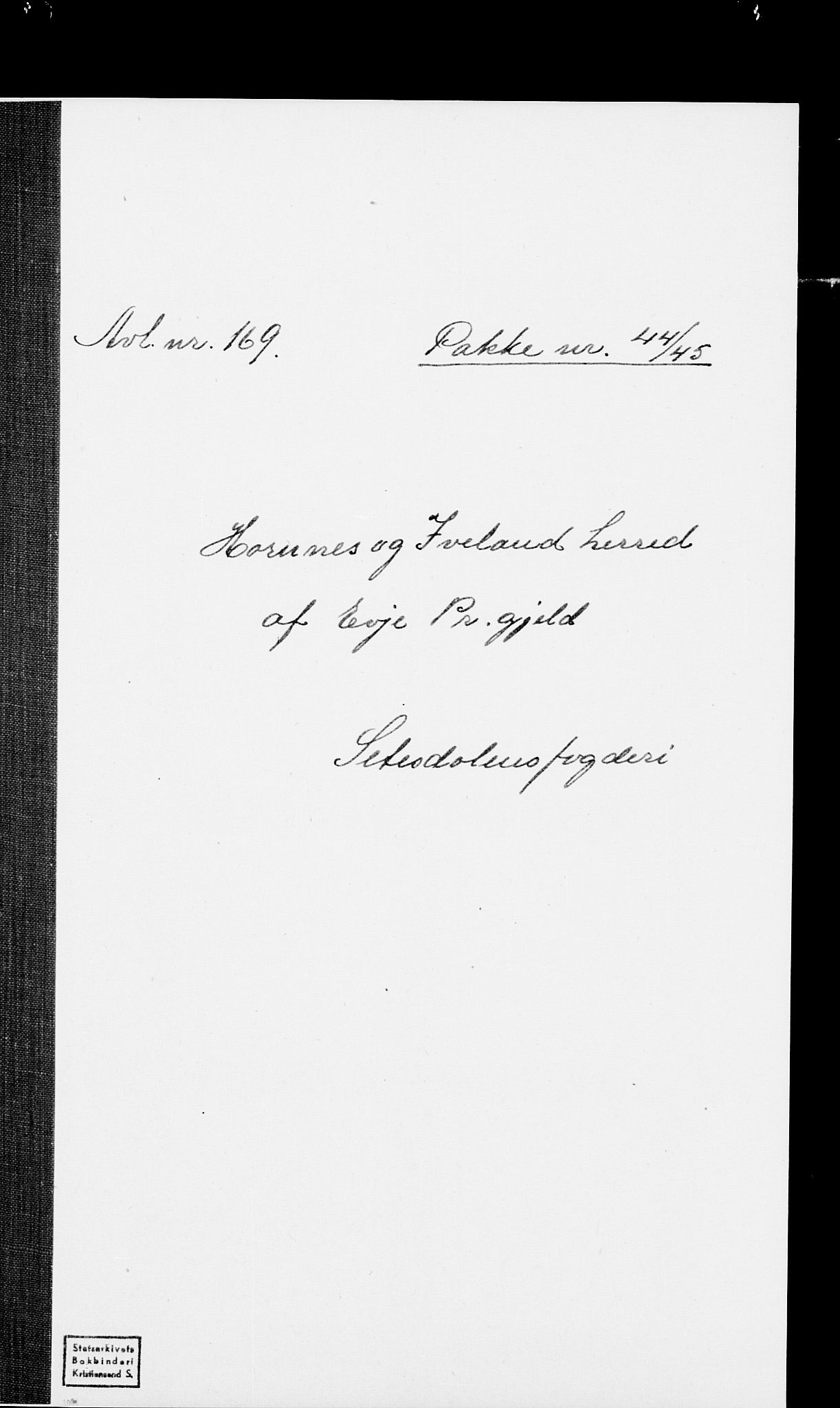 SAK, Folketelling 1875 for 0934P Evje prestegjeld, 1875, s. 286