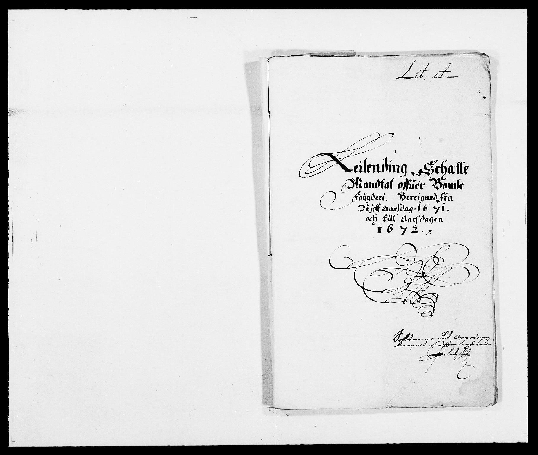 Rentekammeret inntil 1814, Reviderte regnskaper, Fogderegnskap, AV/RA-EA-4092/R34/L2041: Fogderegnskap Bamble, 1670-1672, s. 137
