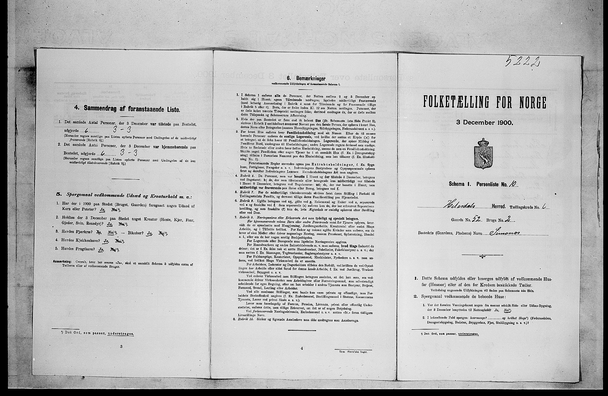 SAKO, Folketelling 1900 for 0823 Heddal herred, 1900, s. 862