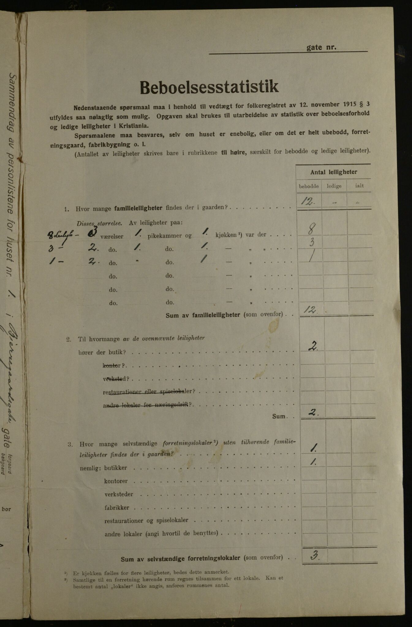 OBA, Kommunal folketelling 1.12.1923 for Kristiania, 1923, s. 6477