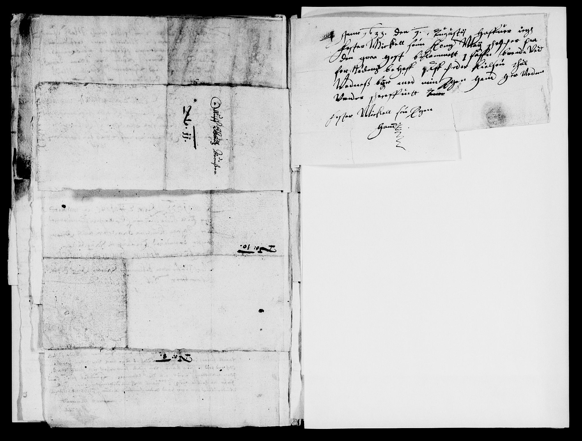 Rentekammeret inntil 1814, Reviderte regnskaper, Lensregnskaper, AV/RA-EA-5023/R/Rb/Rbq/L0022: Nedenes len. Mandals len. Råbyggelag., 1632-1634