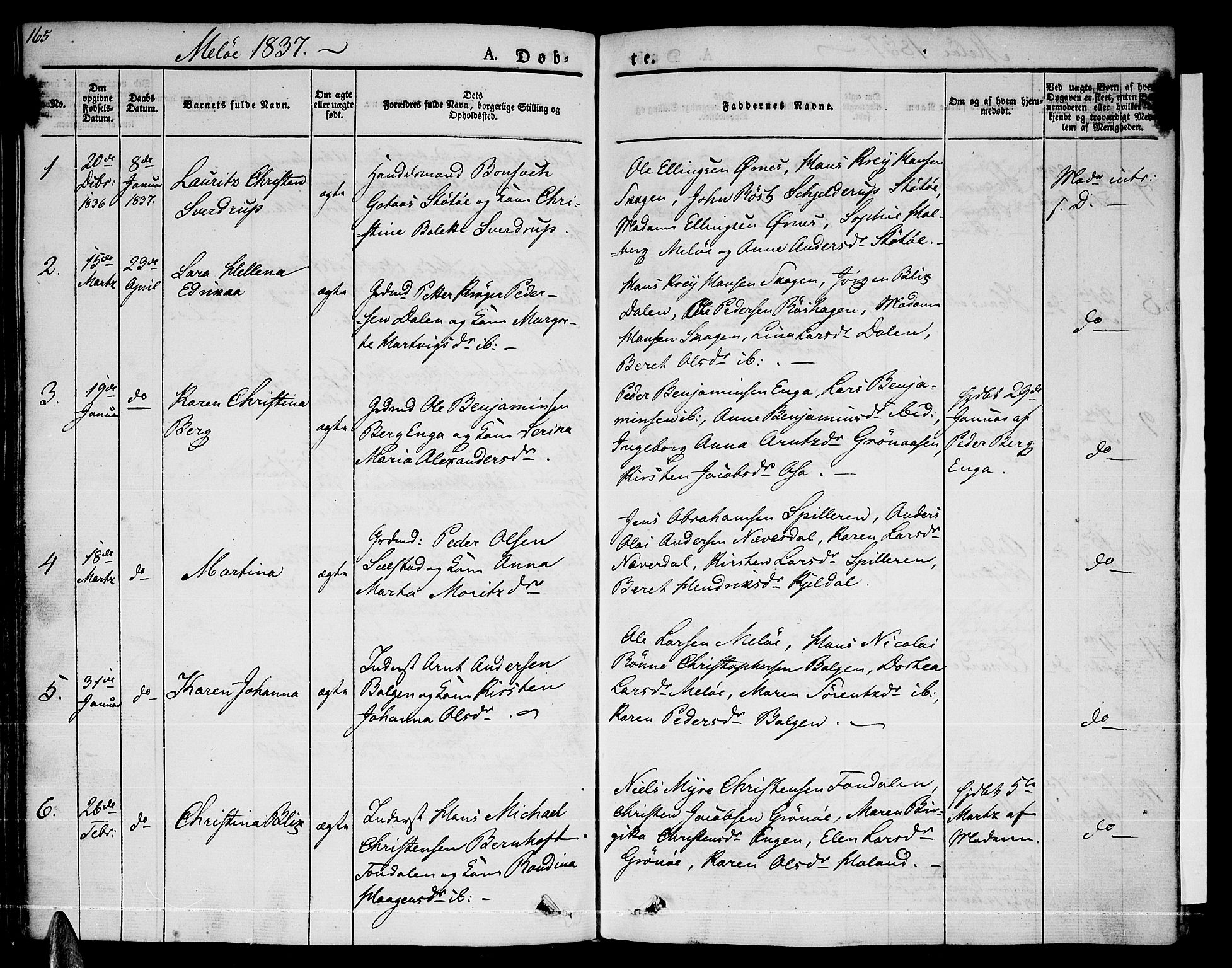 Ministerialprotokoller, klokkerbøker og fødselsregistre - Nordland, AV/SAT-A-1459/841/L0598: Ministerialbok nr. 841A06 /2, 1825-1844, s. 165