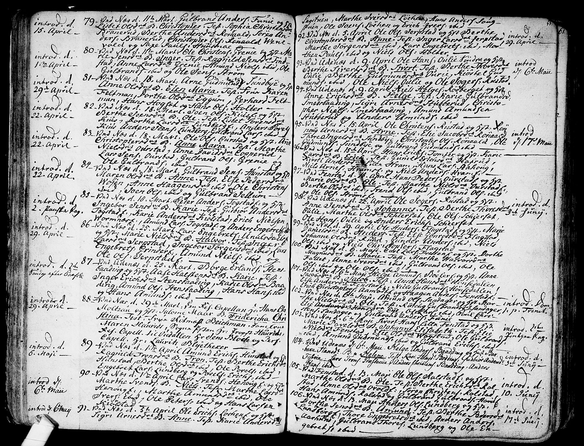 Nes prestekontor Kirkebøker, AV/SAO-A-10410/F/Fa/L0004: Ministerialbok nr. I 4, 1781-1816, s. 55