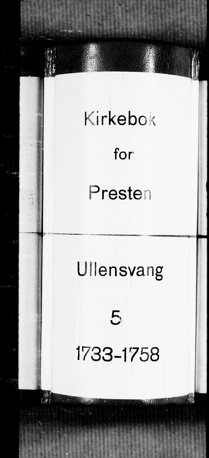 Ullensvang sokneprestembete, SAB/A-78701/H/Haa: Ministerialbok nr. A 5, 1733-1758