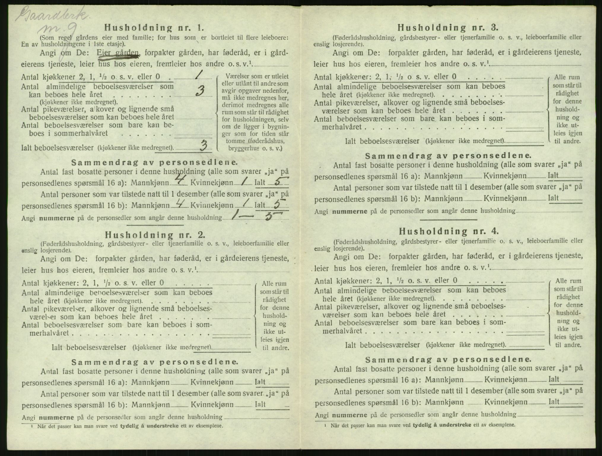 SAT, Folketelling 1920 for 1560 Tingvoll herred, 1920, s. 861