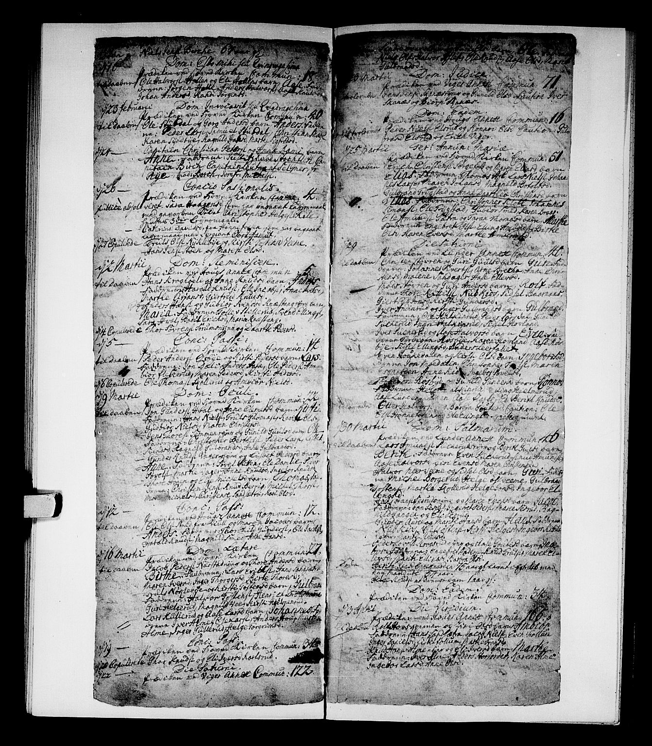 Norderhov kirkebøker, AV/SAKO-A-237/F/Fa/L0002b: Ministerialbok nr. 2B, 1726-1739, s. 564-565
