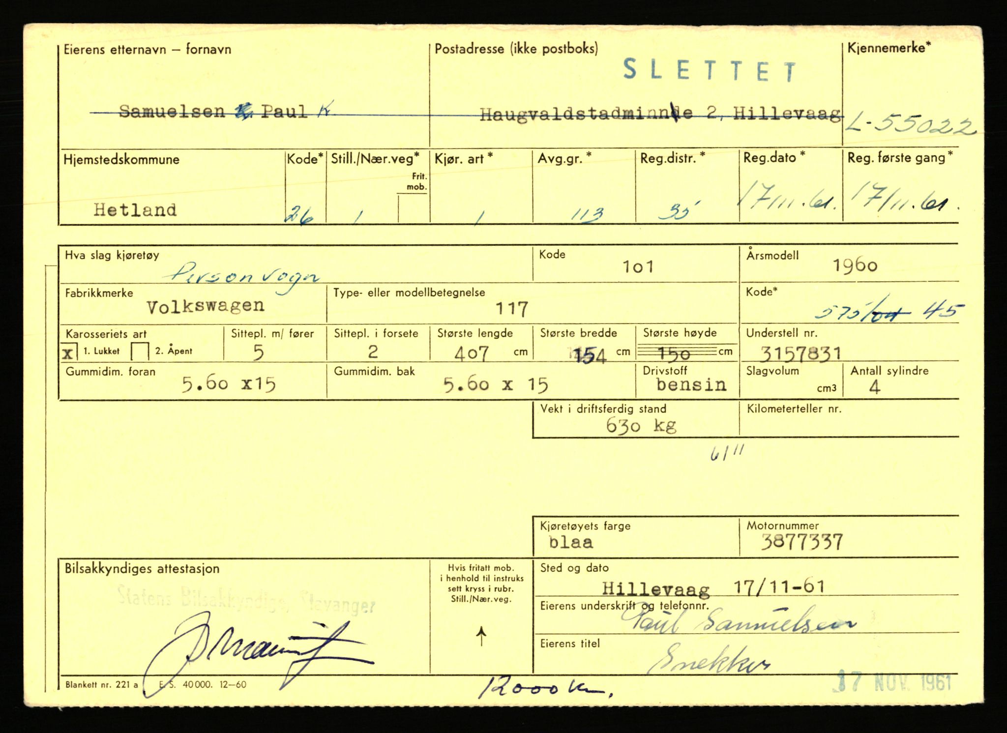 Stavanger trafikkstasjon, AV/SAST-A-101942/0/F/L0054: L-54200 - L-55699, 1930-1971, s. 1699