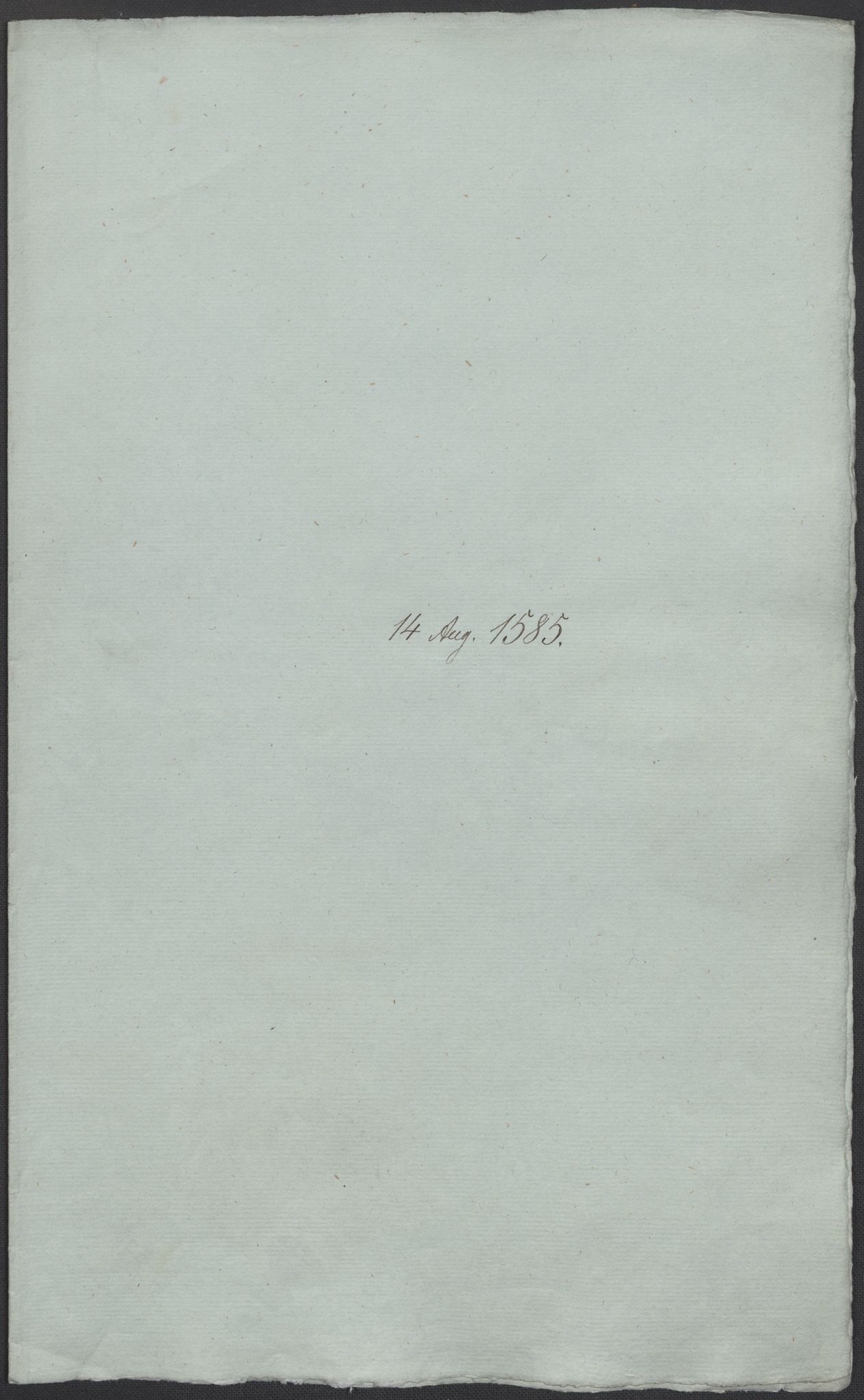Riksarkivets diplomsamling, RA/EA-5965/F02/L0087: Dokumenter, 1585-1586, s. 19