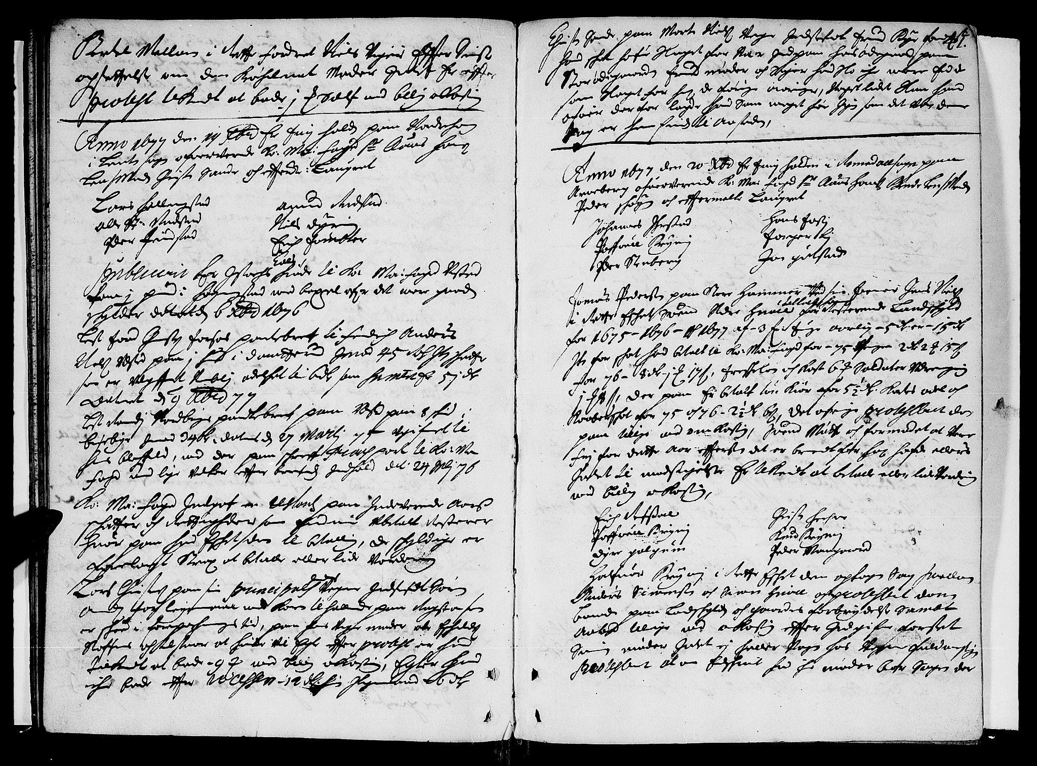 Hedemarken sorenskriveri, SAH/TING-034/G/Gb/L0013: Tingbok, 1677, s. 40b-41a