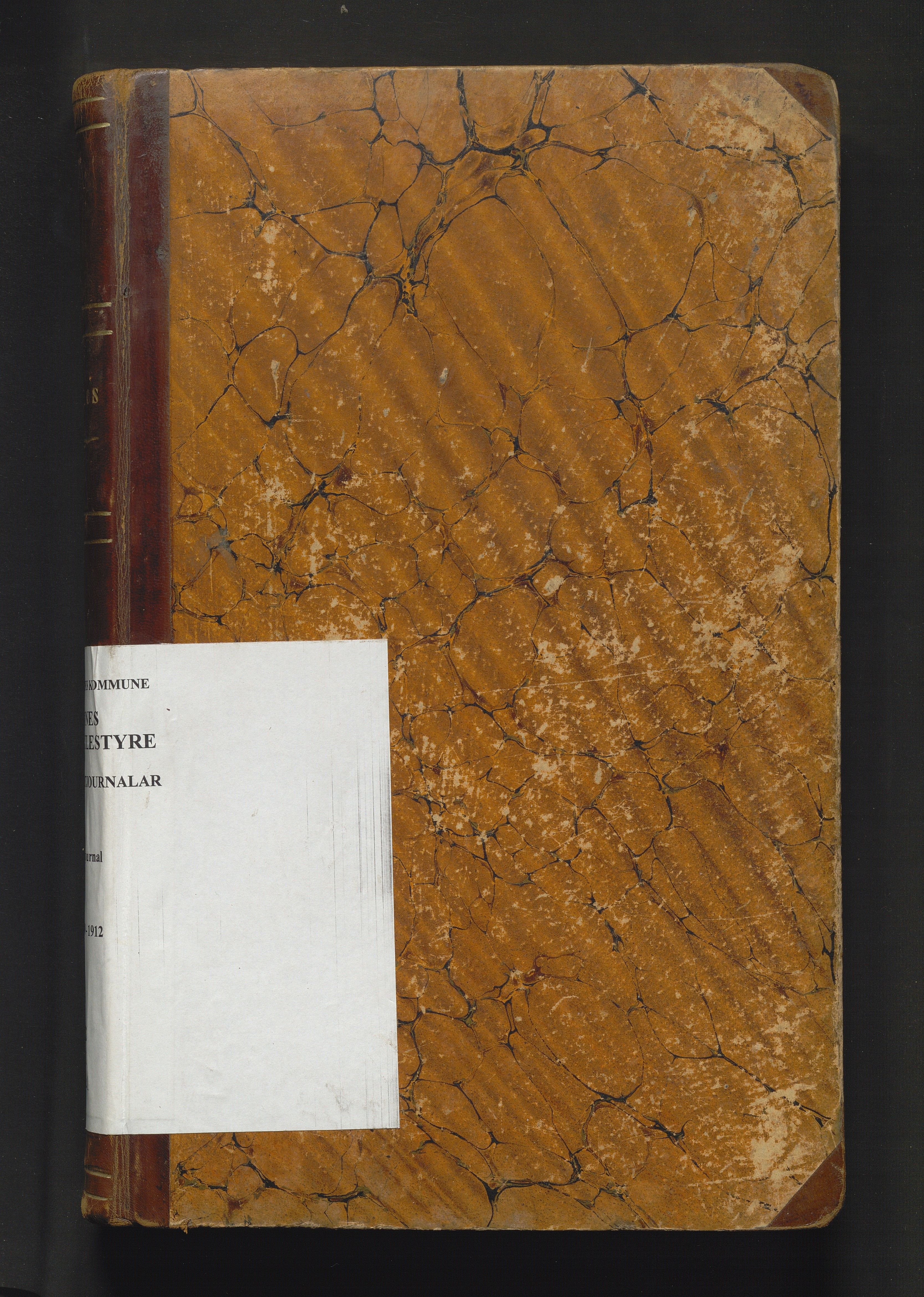 Tysnes kommune. Skulestyret, IKAH/1223-211/C/Ca/L0001/0001: Postjournal for Tysnes skulestyre  / Postjournal for Tysnes sokn skulestyre, 1890-1912