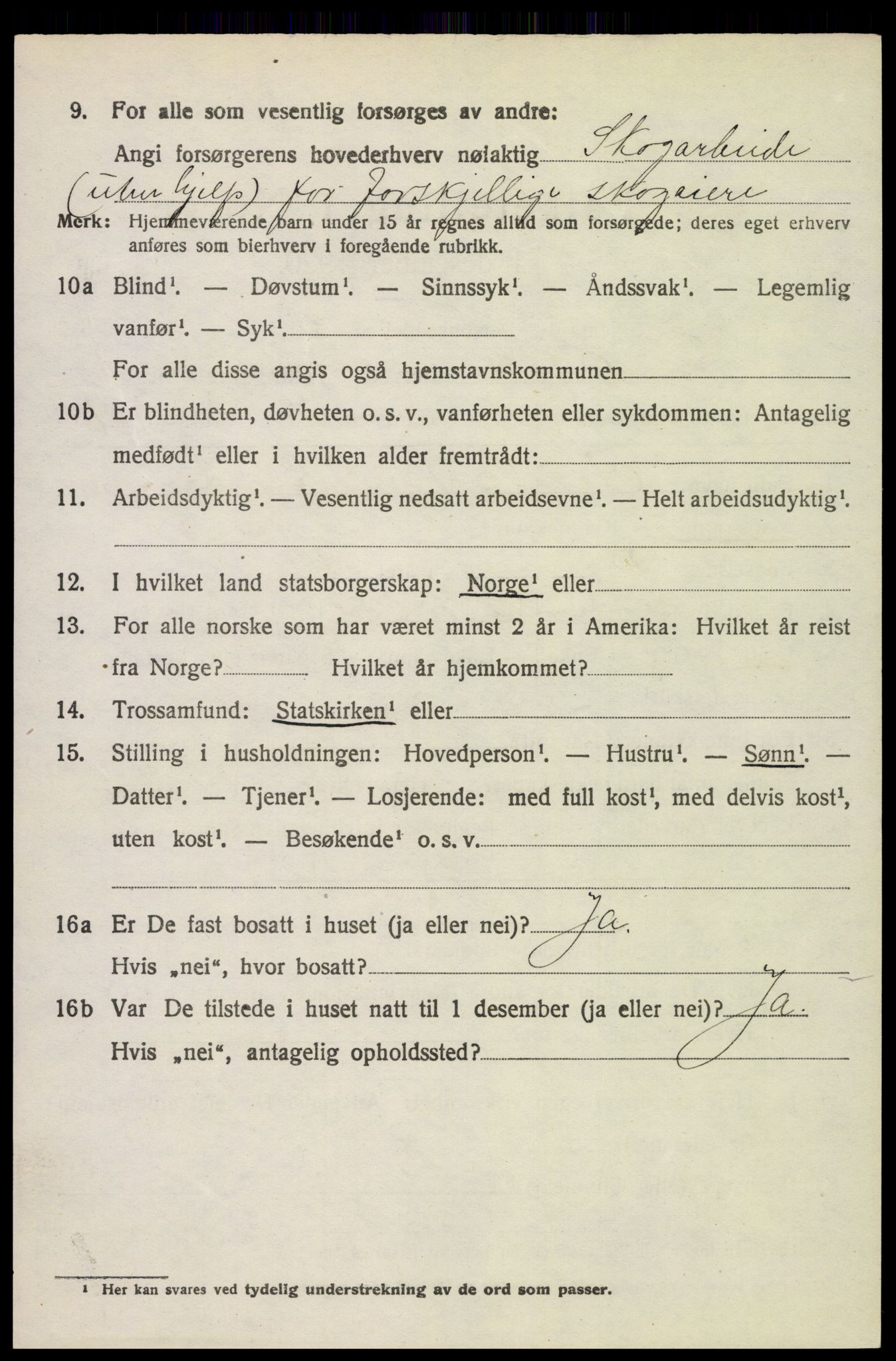 SAH, Folketelling 1920 for 0419 Sør-Odal herred, 1920, s. 6168