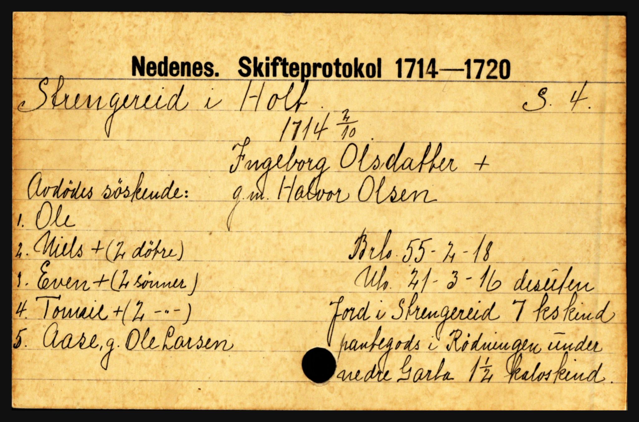 Nedenes sorenskriveri før 1824, AV/SAK-1221-0007/H, s. 28457