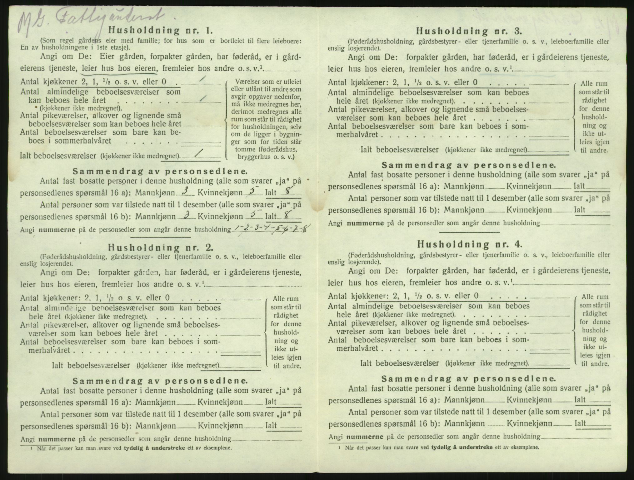 SAKO, Folketelling 1920 for 0726 Brunlanes herred, 1920, s. 1462