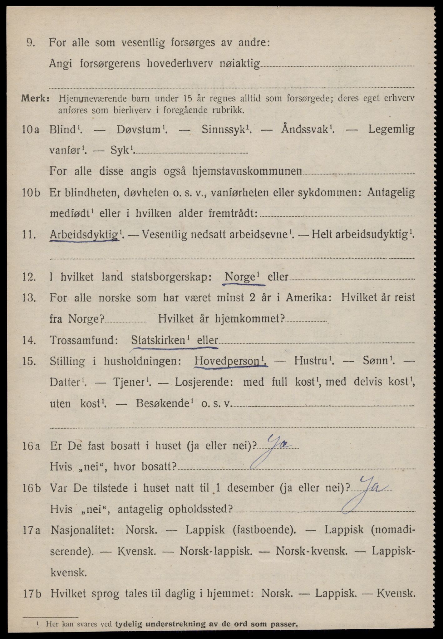 SAT, Folketelling 1920 for 1618 Kvenvær herred, 1920, s. 1833