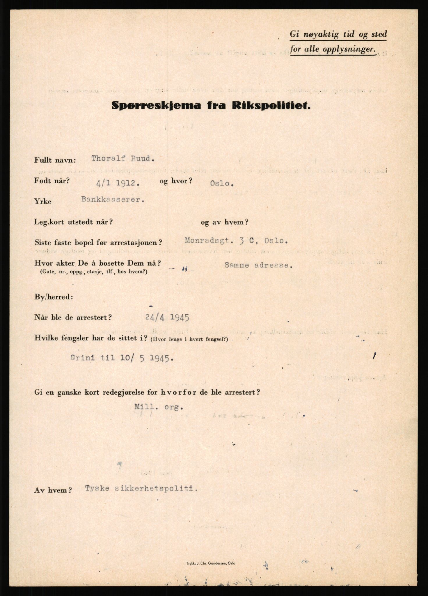 Rikspolitisjefen, AV/RA-S-1560/L/L0014: Pettersen, Aksel - Savosnick, Ernst, 1940-1945, s. 761